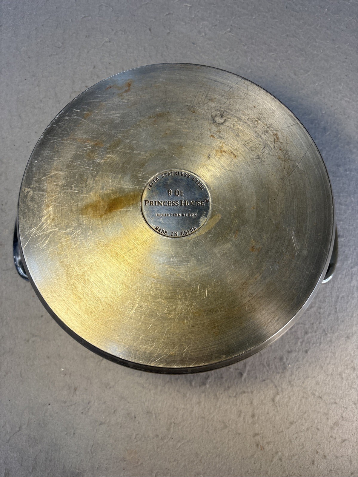 Princess House 9 QT 18/10 Stainless Steel Pot With Lid👁️