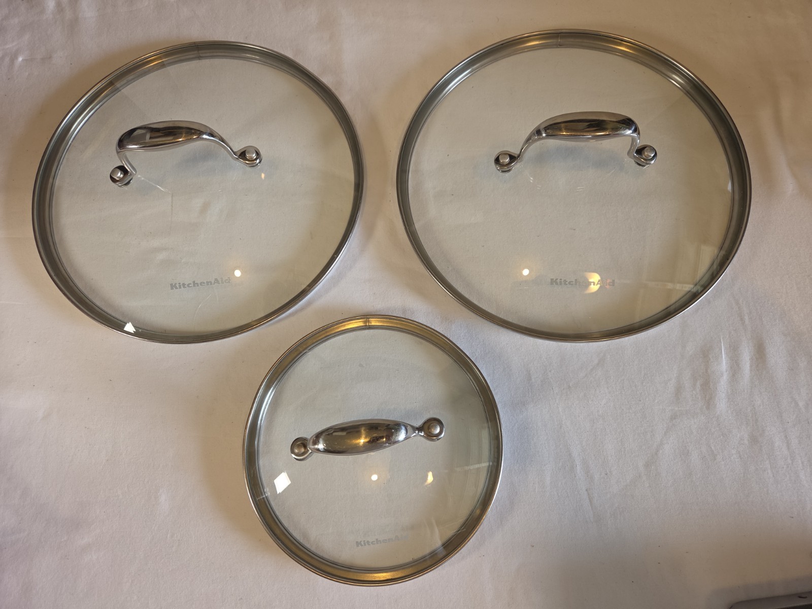 KitchenAid Lids Stainless Steel Glass Replacement for Pot/Pan/Skillet 9.25 6.25