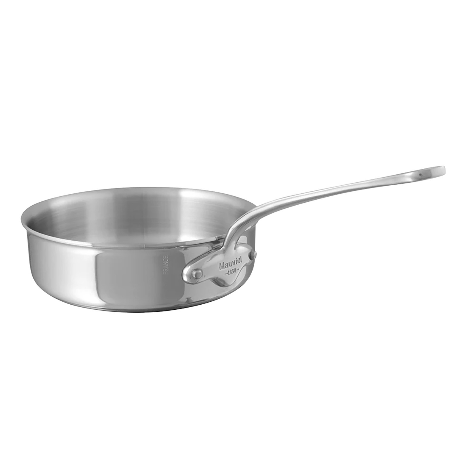 Mauviel M’Cook 3.2 qt. Stainless Steel Saute Pan With Helper Handle
