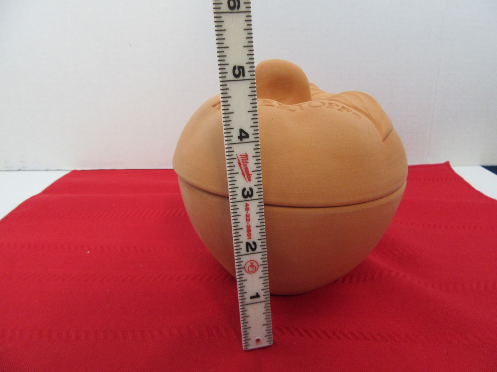 220. ROMERTOPF Bratapfel Clay Pot for Baked Apples Roasted Fruit Glazed Pottery