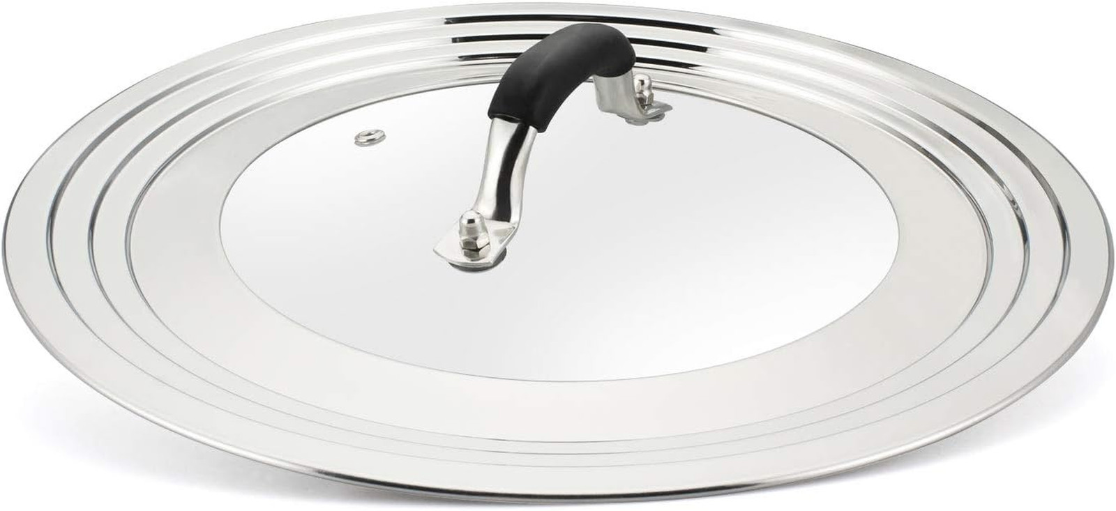 Stainless Steel Universal Lid for Pans Pots Fits 8.25 9 10 11 12 Inch Cast Iron