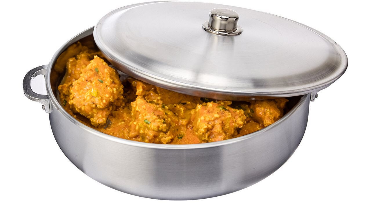 28 Quart Aluminum Caldera Cooking Pot, Silver