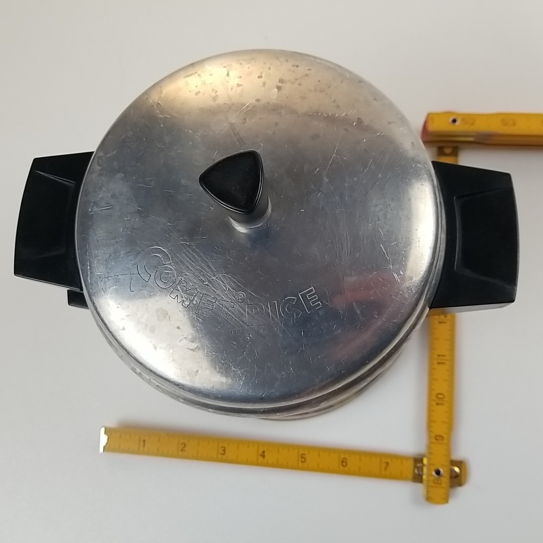 Comet Rice Steamer Pot Aluminum Double Stovetop Cooker Pan Excellent Vintage