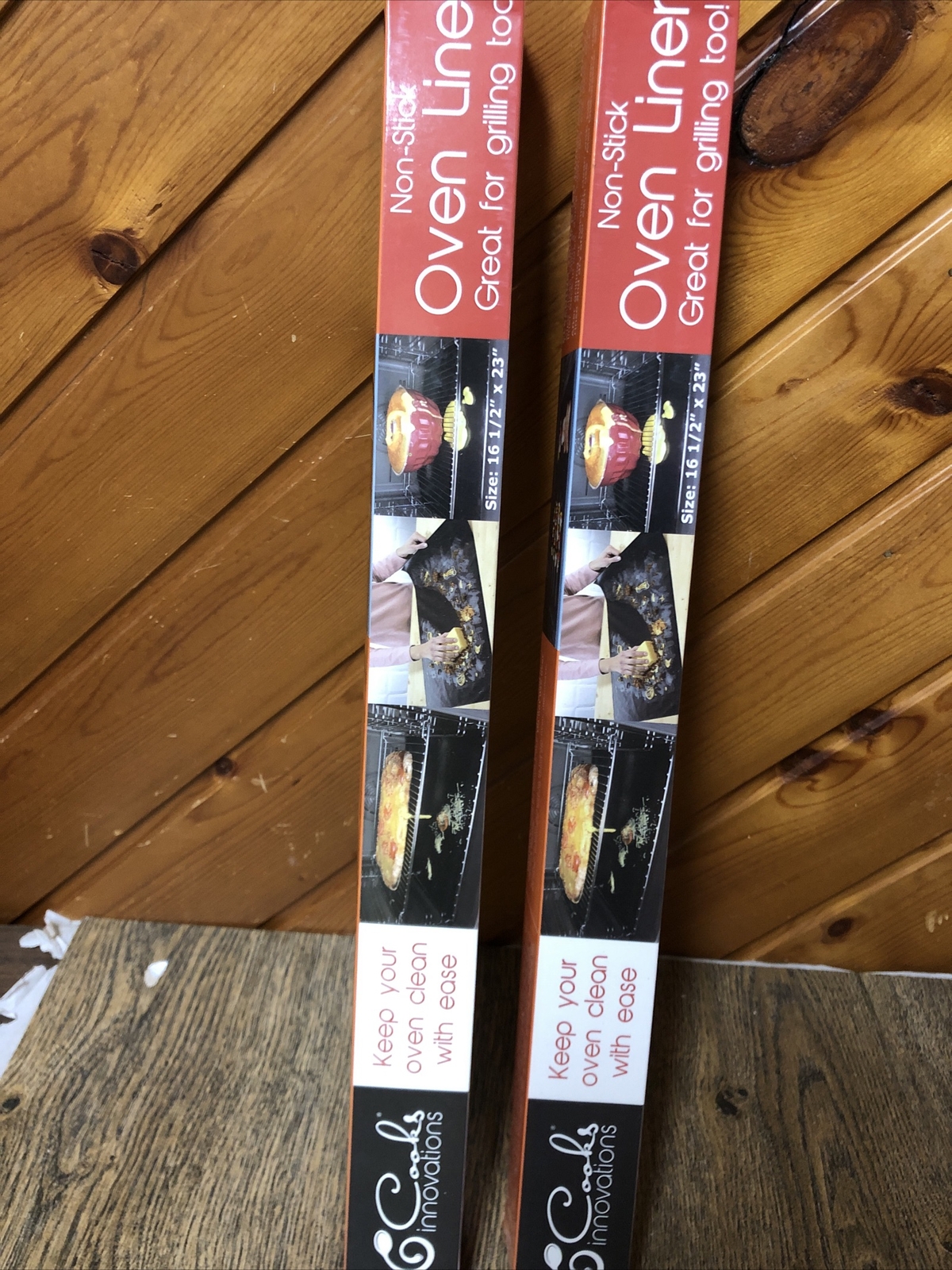 Lot Of 2 Cooks Innovations Non-Stick Oven Liner 16.5” x 23” Brand New