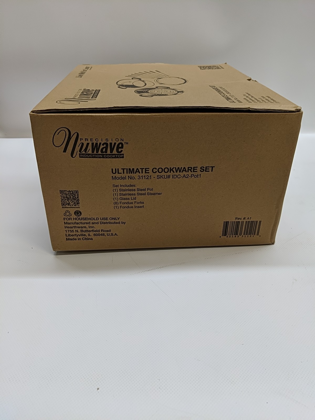 NEW 12pc Precision Nuwave Ultimate Induction Cookware Set 31121 Steamer Fondue
