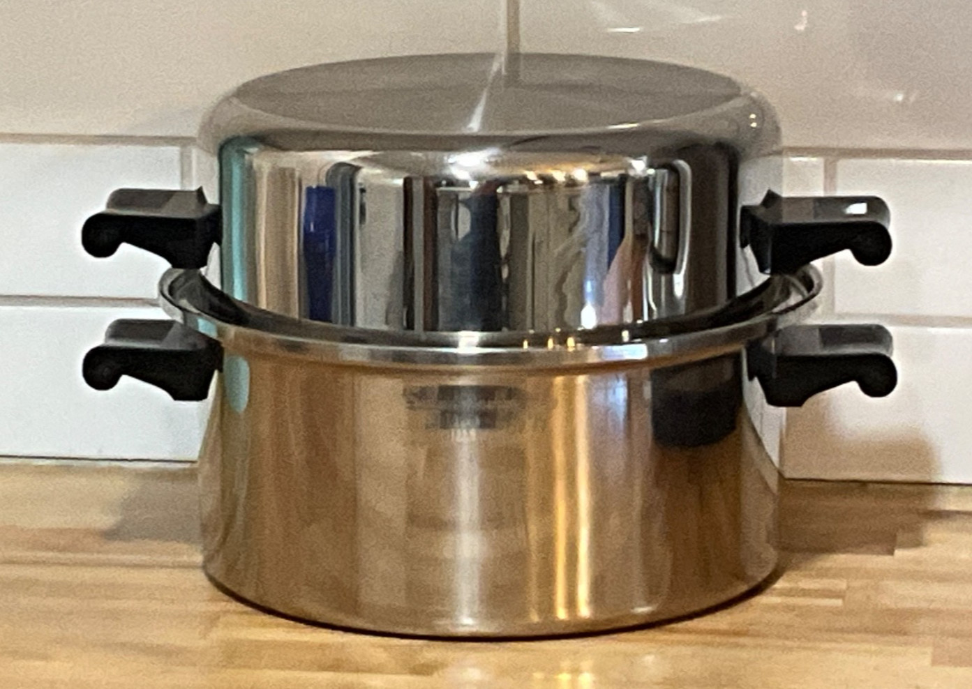 Saladmaster T304S 6 Qt. Stock Pot Roaster Dutch Oven with Dome Lid