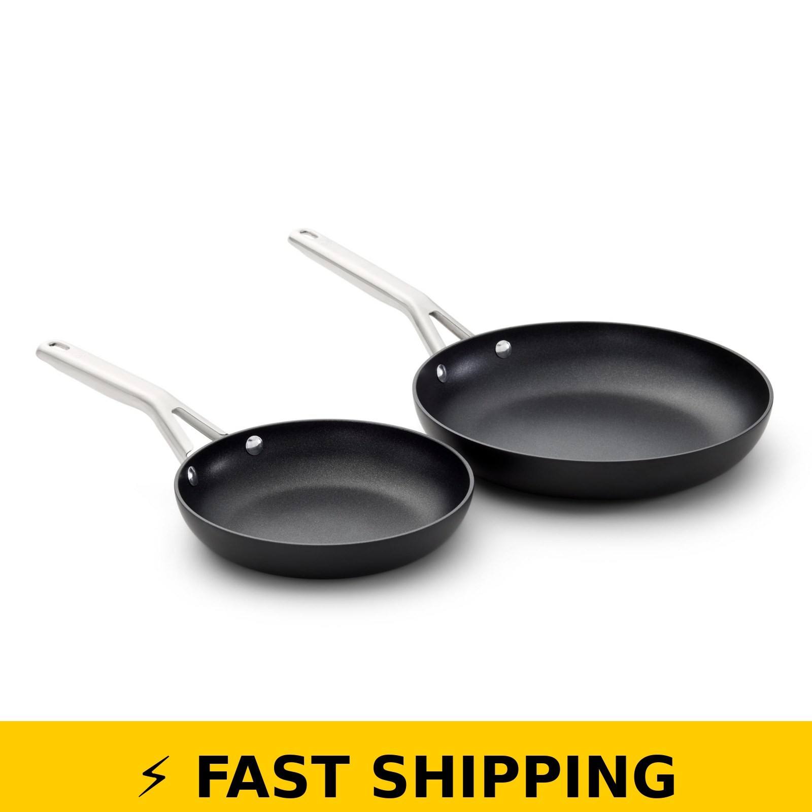 Calphalon Hard-Anodized Nonstick Frying Pan Set – 8″ & 10″