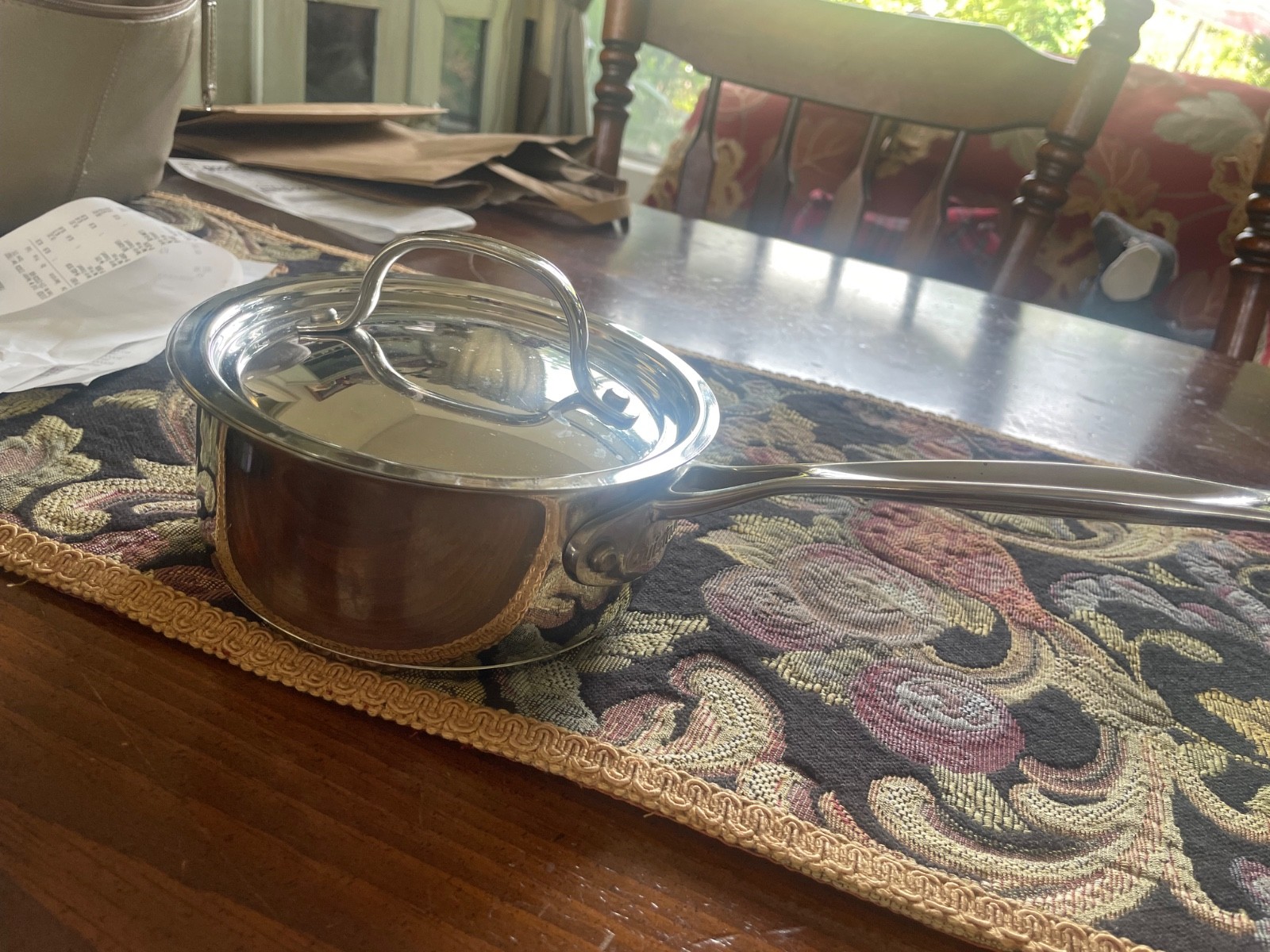 Cuisinart Classic Stainless Cookware 1.0Qt Saucepan/ Lid Induction Ready 719-14