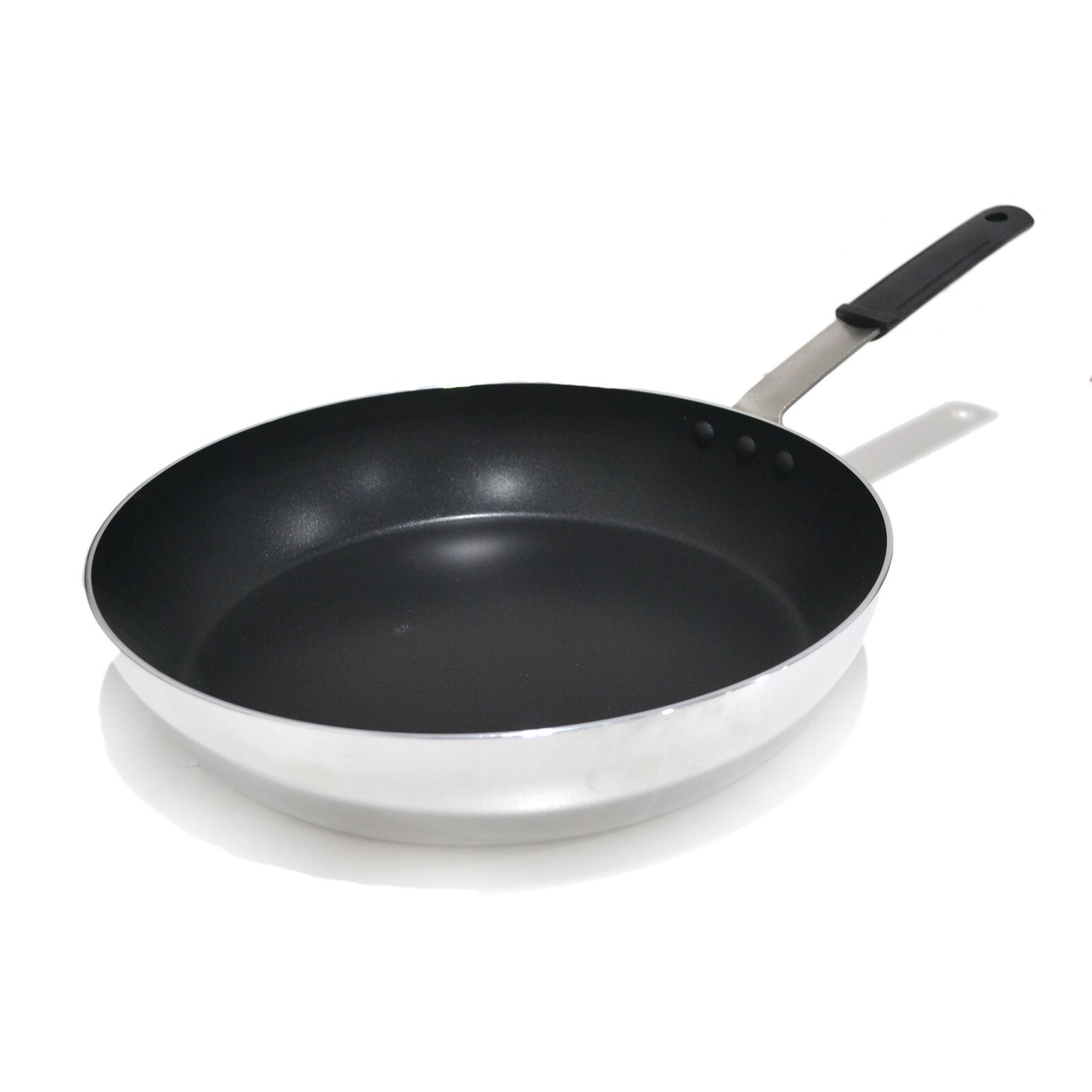 Sedona Kitchen 13″ Nonstick Fry Pan Nonstick Aluminum Polish Stainless Steel New
