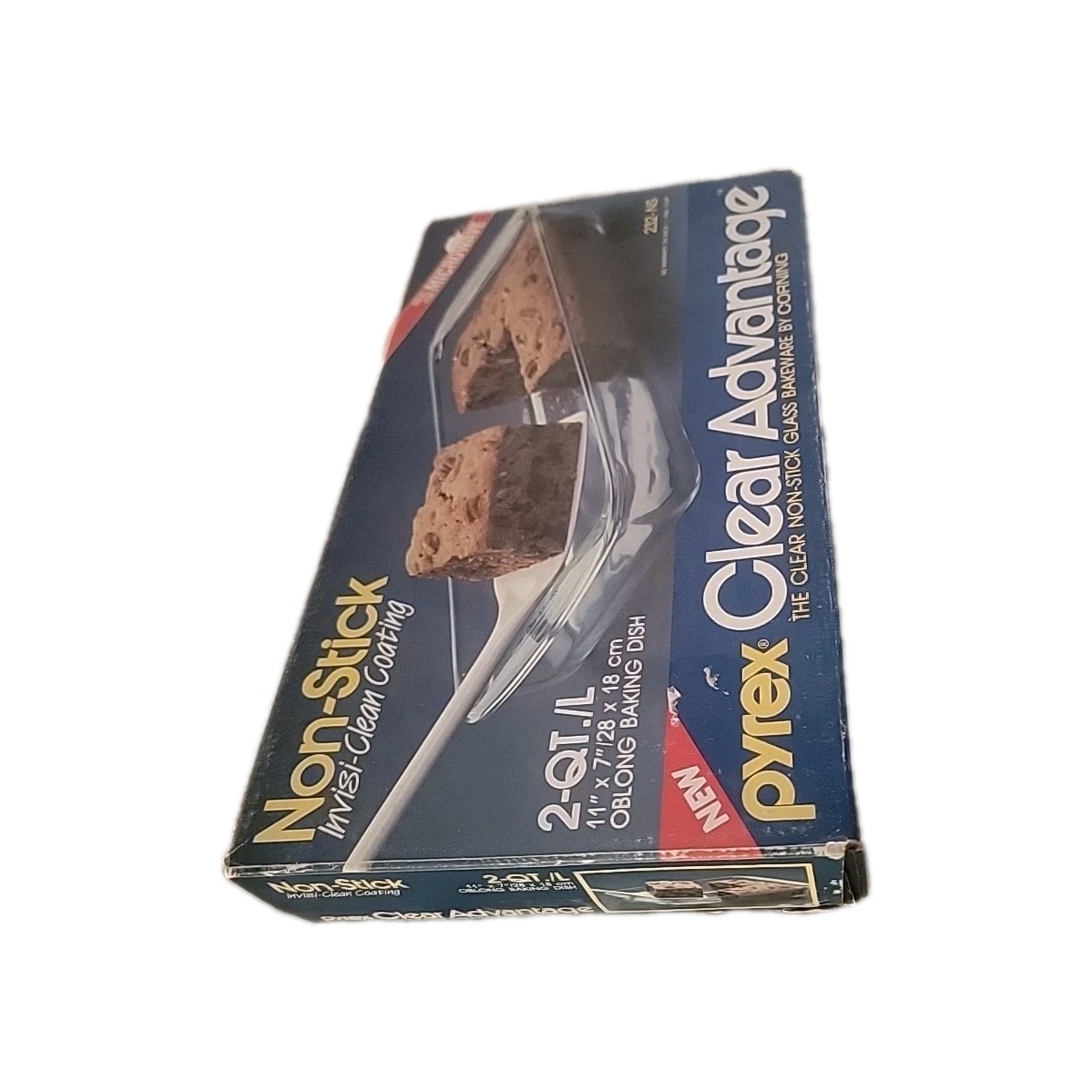 Pyrex Clear Advantage Non-Stick Glass 2Qt Baking Dish 15″ x 9-3/4″ New