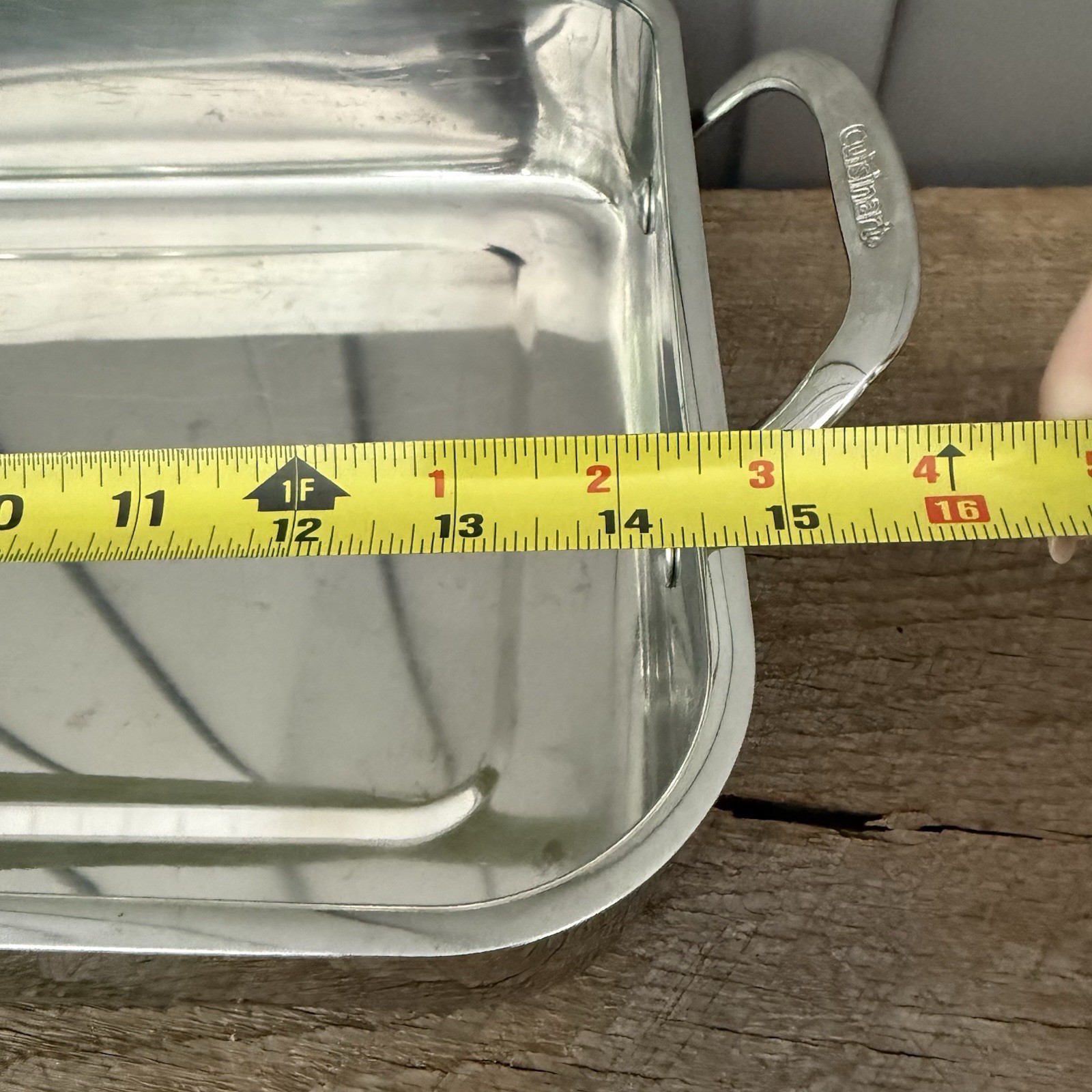Cuisinart Chef’s Classic Stainless Cookware 14 Inch Lasagna Pan 7117-14 Vintage