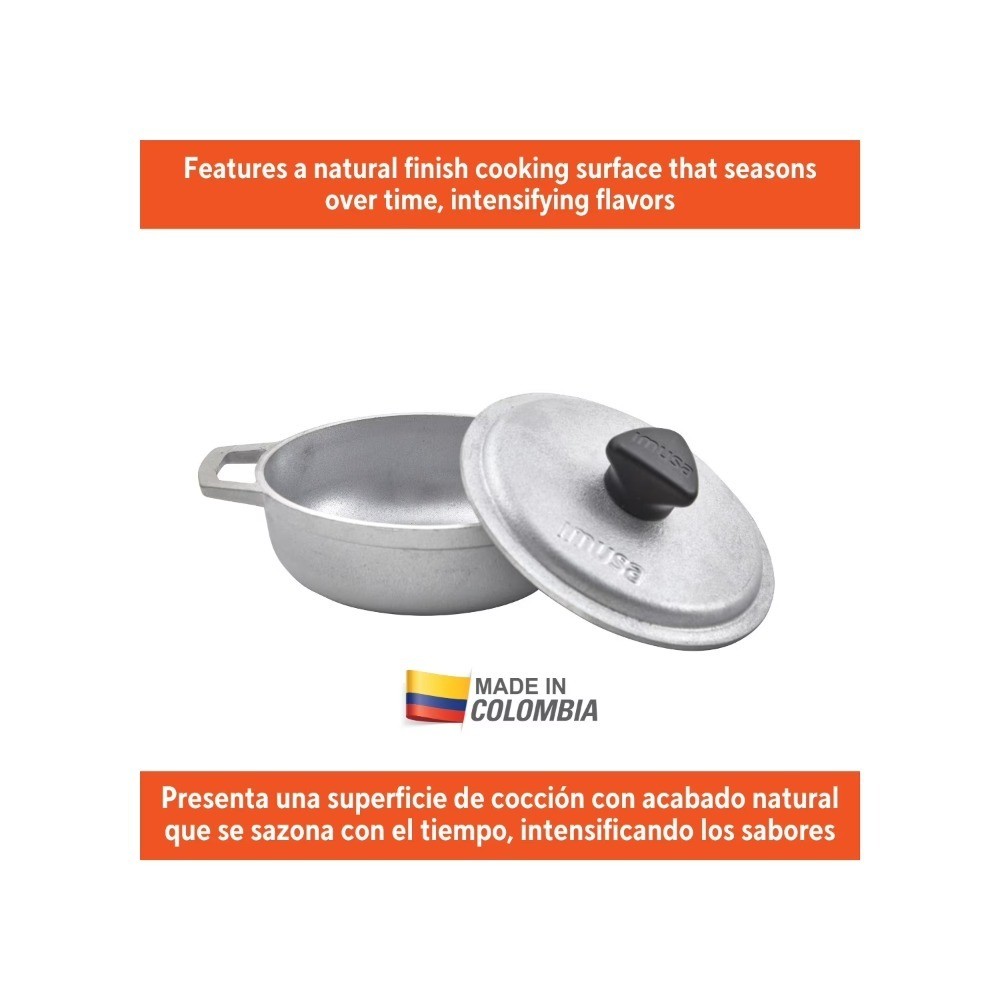 0.5qt Cast Aluminum Caldero – 14cm