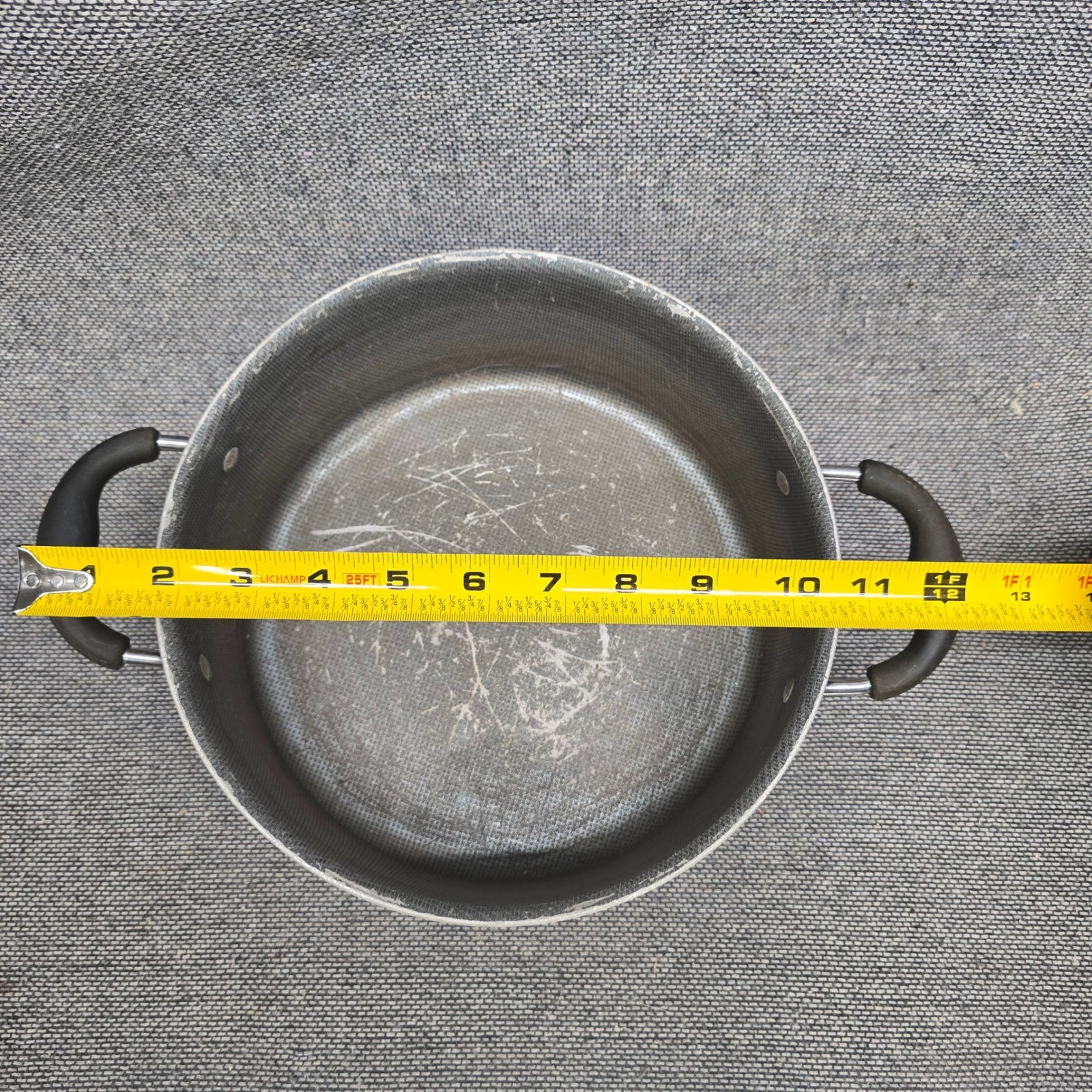 4pc Saucepan Set Nesting Non-Stick Honeycomb Black Good 6-8in Pots
