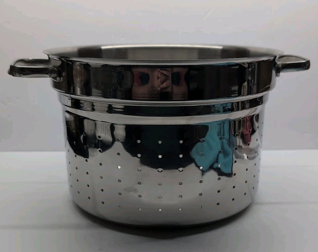 Large Stainless Steel Steamer/Strainer Insert 11.25×7.25