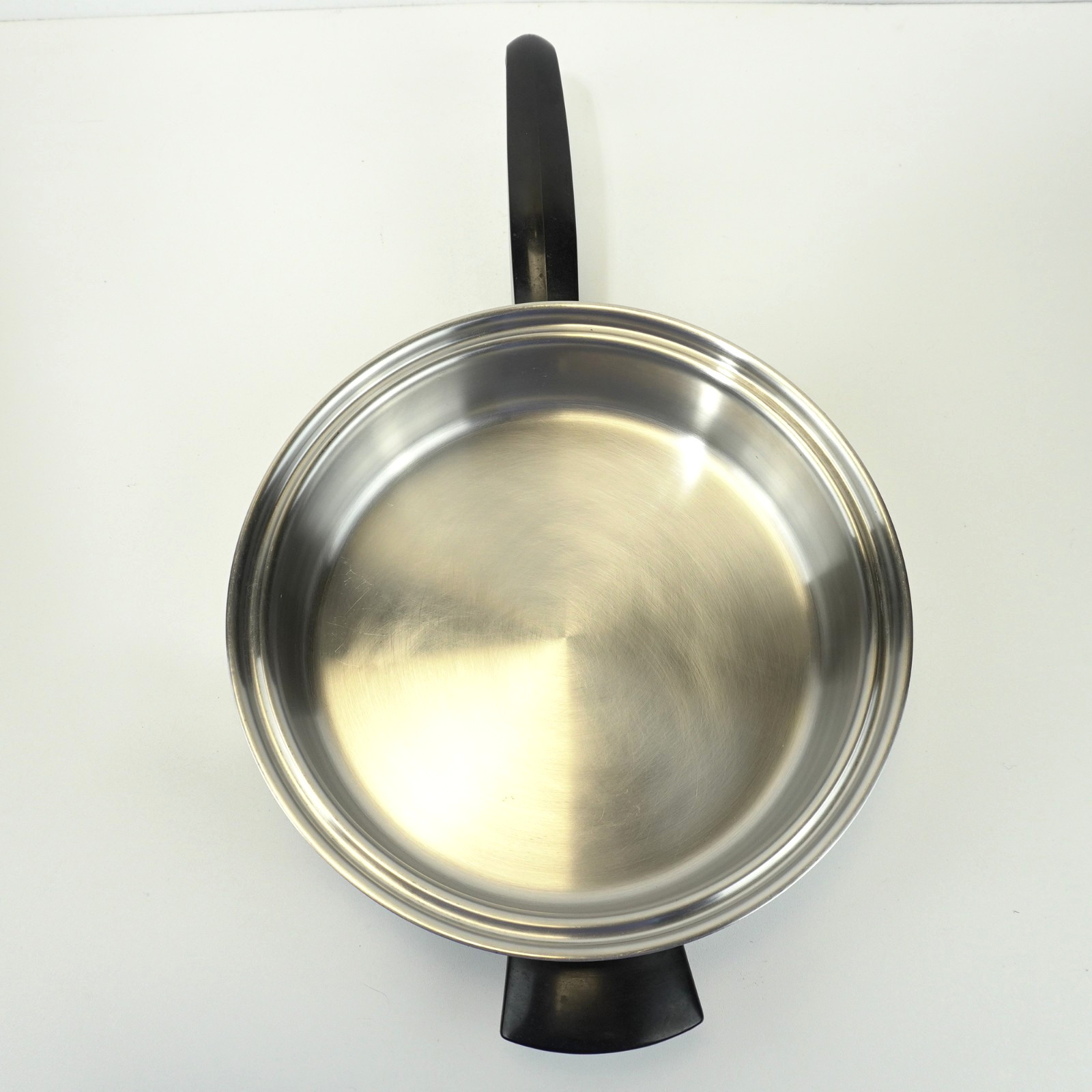 Seal-O-Matic Thermium Multi-Plex 11” Stainless Steel Fry Pan USA Vintage No Lid