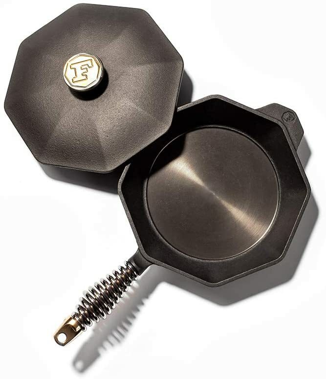 FINEX Seasoned Cast Iron 8 Inch Skillet with Lid NEW