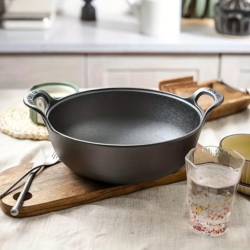 1/2pcs Versatile Pre-Seasoned Cast Iron