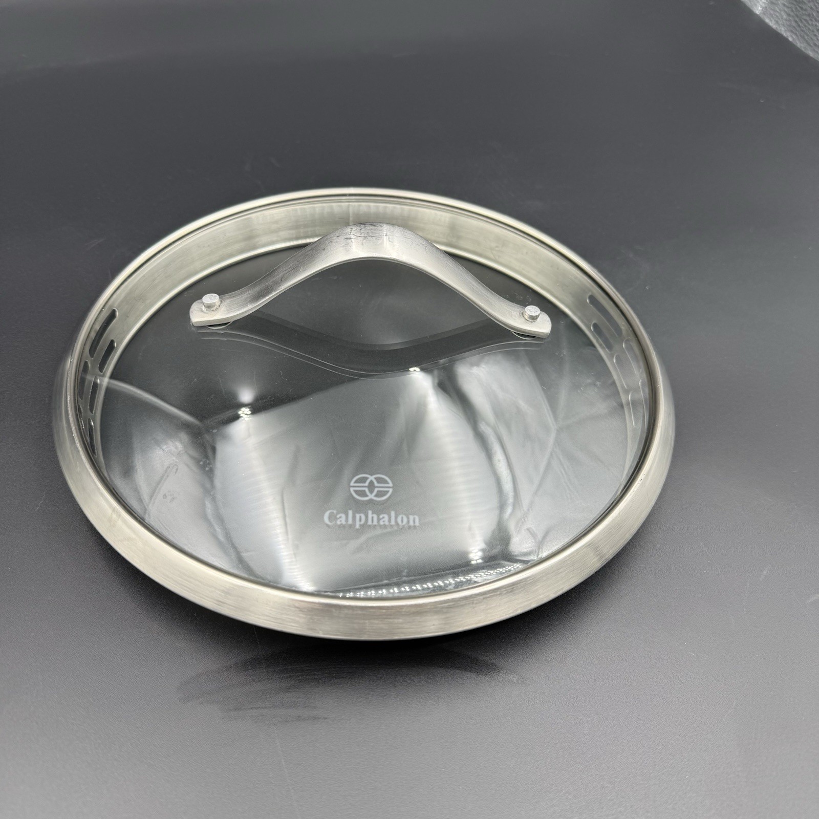 Calphalon 8 3/4″ Inside Rim 9 3/4” Outside Rim Glass Replacement Strainer Lid