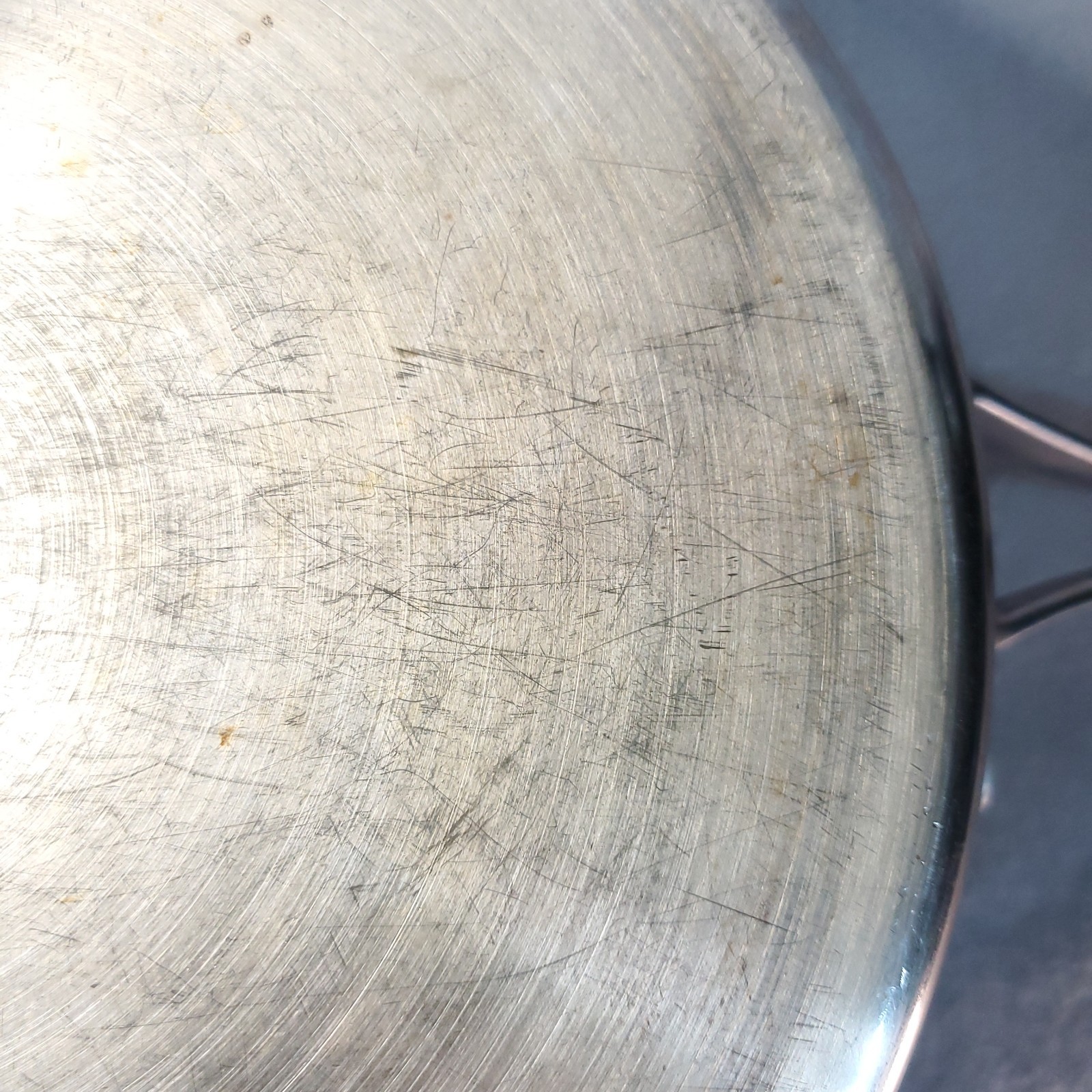 Calphalon 3 QT Quart Stainless Steel Pan Skillet Saute w/Glass Lid #5003 – READ