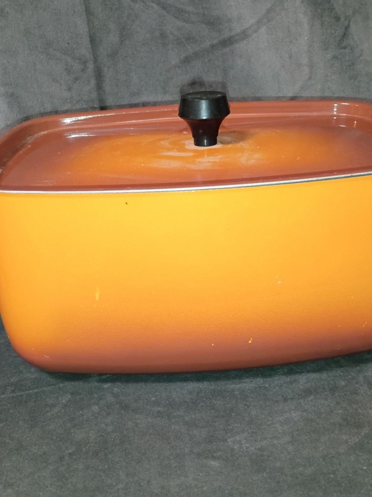 Vintage Harvest Gold Multi Cooker Pan With Lid 6 Quart