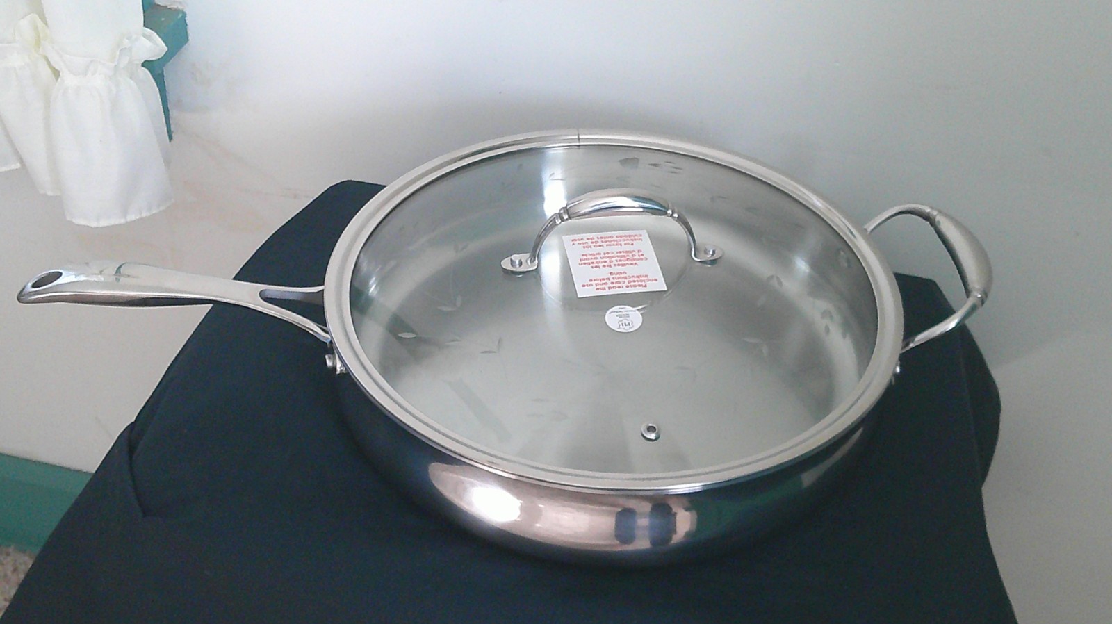 PRINCESS House HERITAGE® TRI-PLY STAINLESS STEEL 13″ Skillet Saute pan NIB
