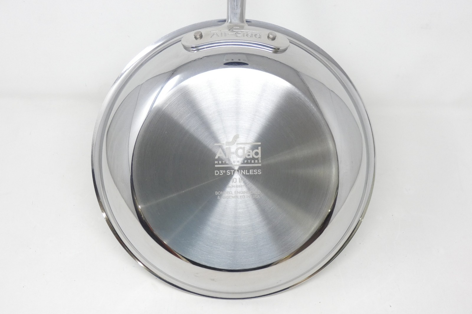 All Clad Metalcrafters D3 Stainless Steel 10″ Frying Pan Skillet USA