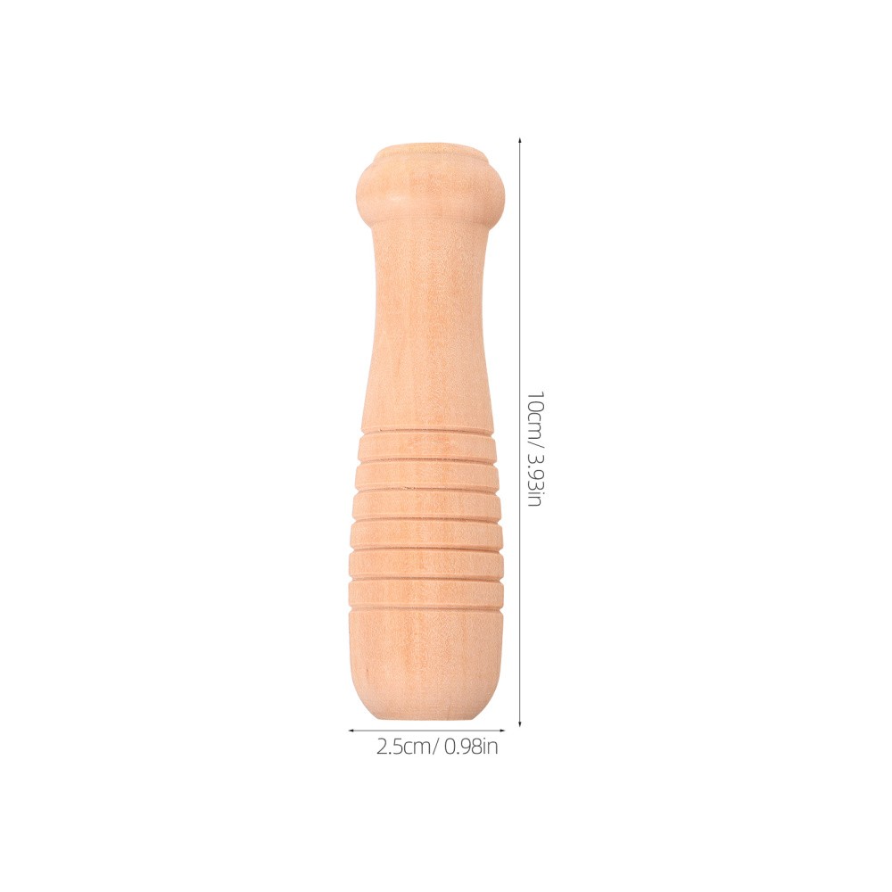8Pcs Reusable Wood Handles for Wok Pot Pan Replacement with Hanging Hole Decor