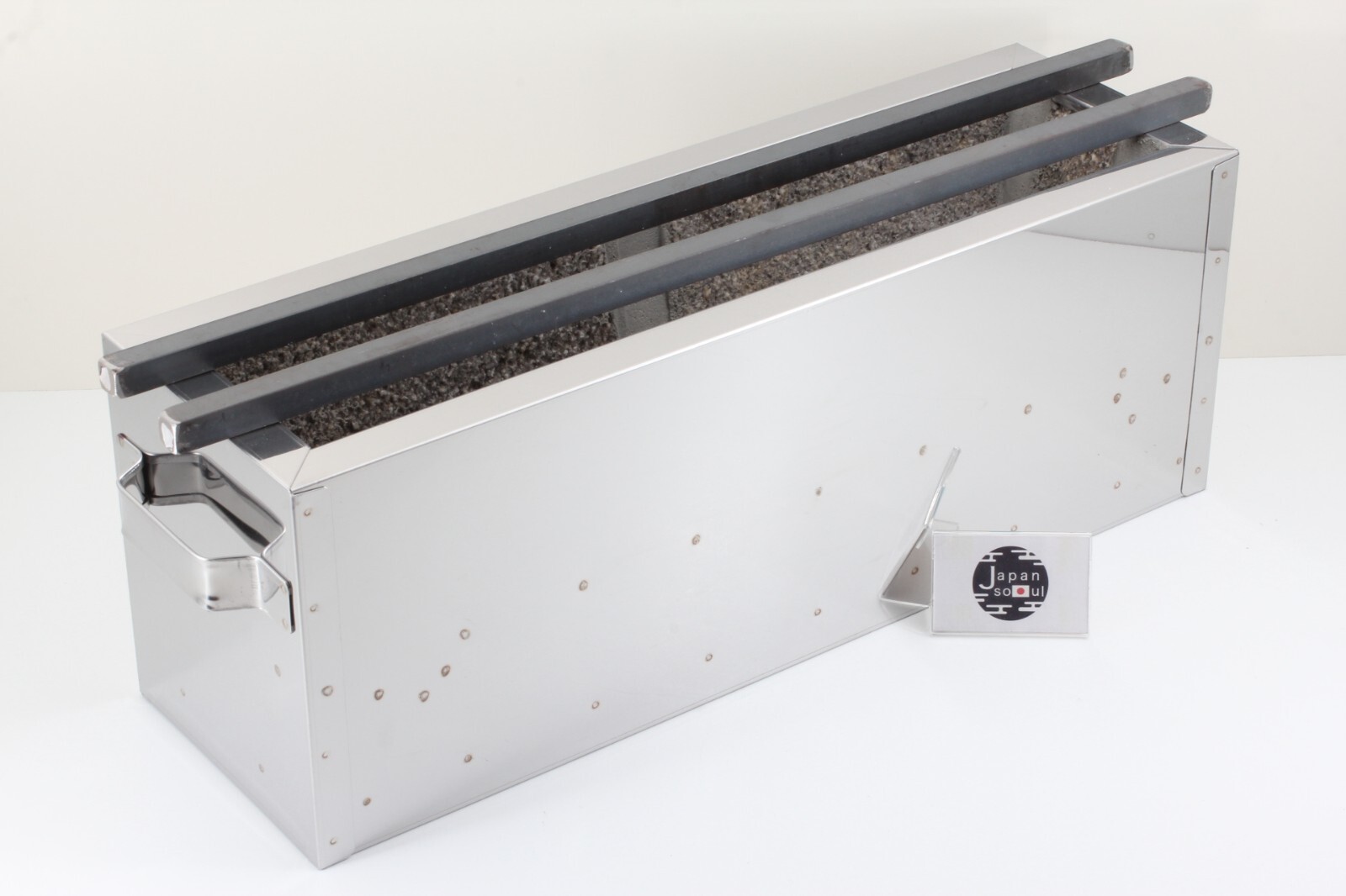 TERUHIME TK-414 Stainless Charcoal Grill Barbecue Hibachi Konro 45 x 14cm