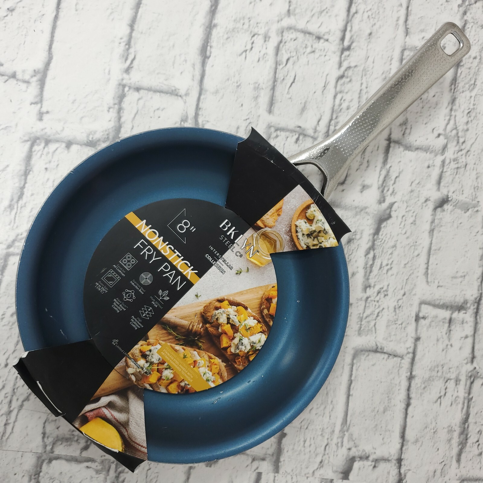 BKLYN Steel Co. Interstellar Flared Sparkle Cookware Aluminum Fry Pan 8″