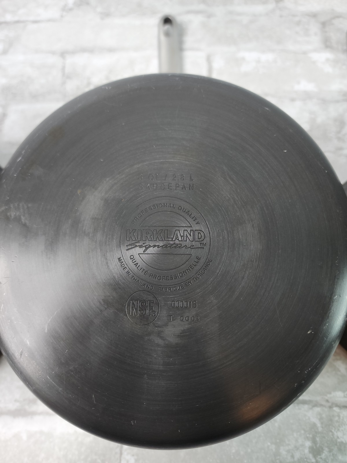 Kirkland Signature NSF Anodized Aluminum Non-Stick Saucepans 2, 3, 4 Qt No Lids