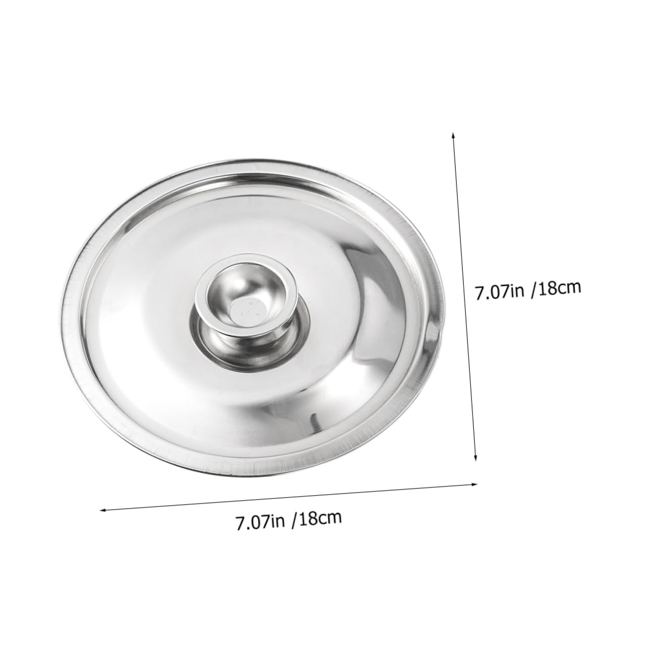 Universal Lid – Pots Lid Cover Stainless Steel Lid Fits All 7 Inch to 8 Inch …