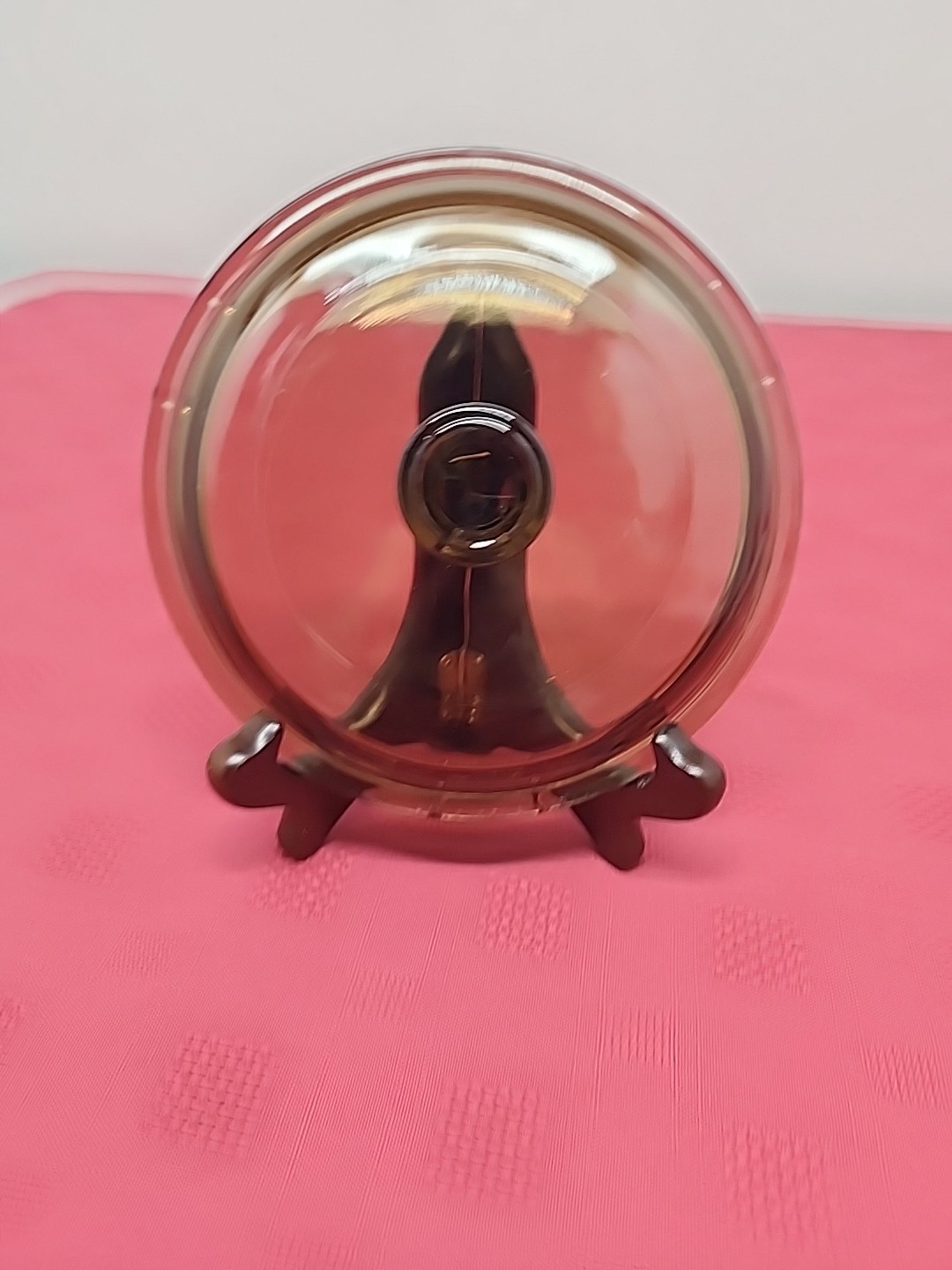 Vintage Pyrex Corning Ware Visions P81C Amber Replacement Glass Lid 6″