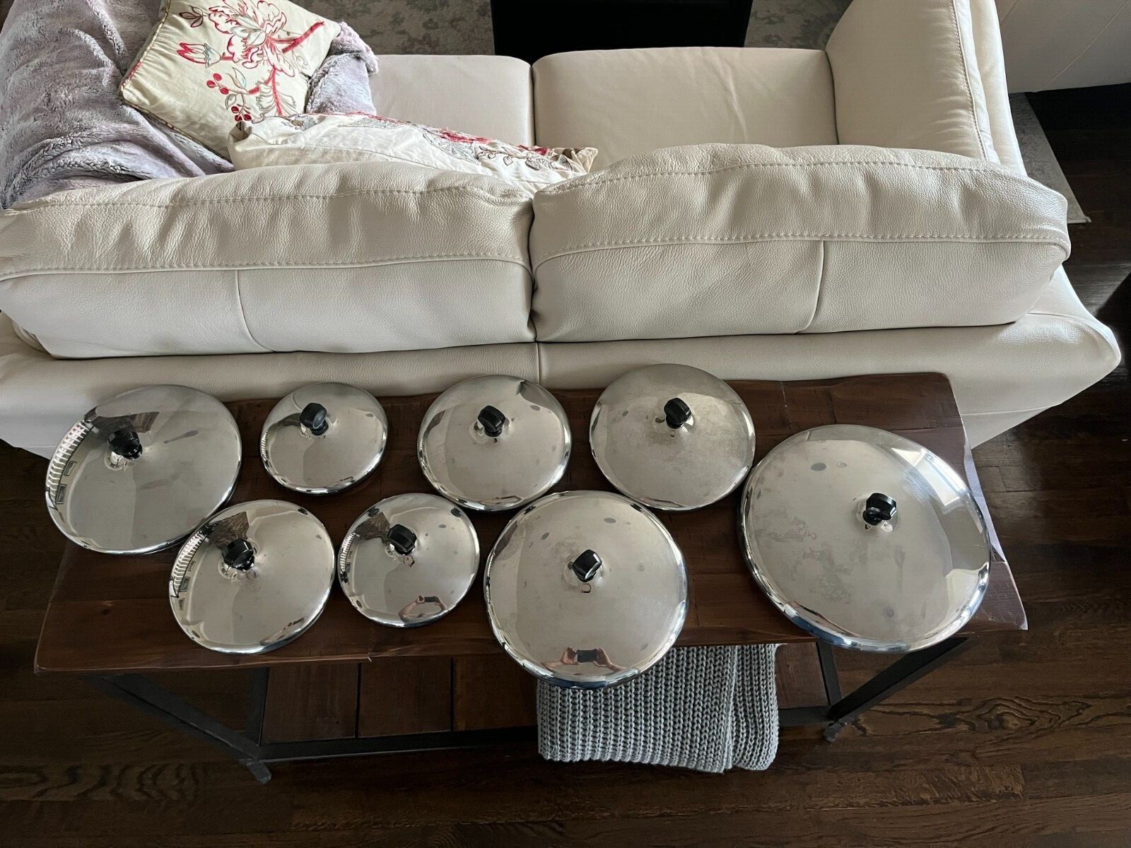 Farberware Vintage Lids, Lid Replacement Stainless Steel 5,6,7,8,9,10,11 inch