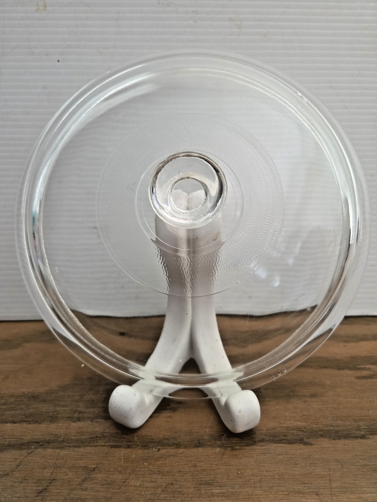 VTG Pyrex 408 Clear Glass Replacement Lid Round 8 Inch for Casserole Bowl