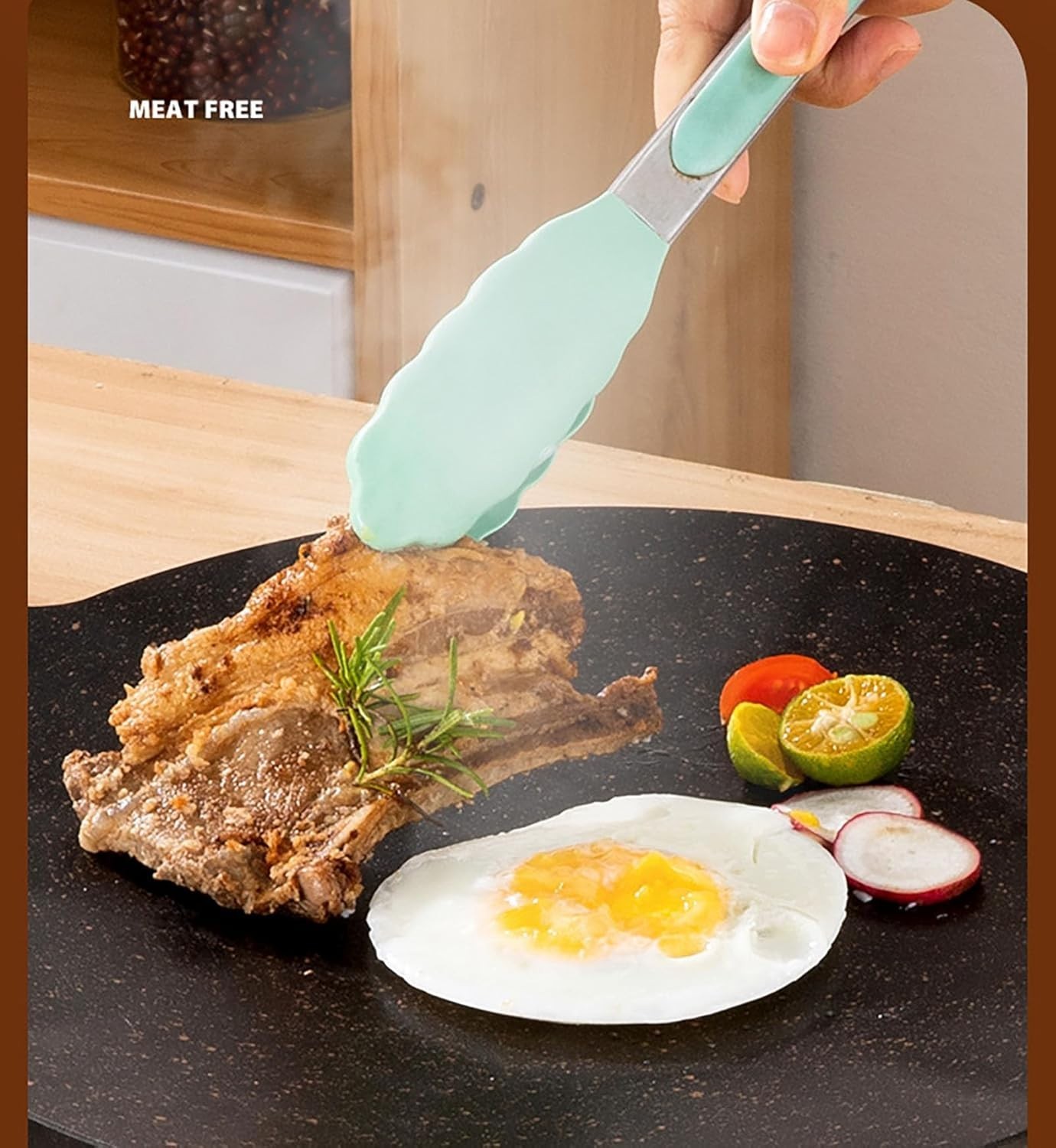 Elegant 9.4-Inch Non-stick Iron Grill Pan – Perfect for BBQs at Home & Outdoors