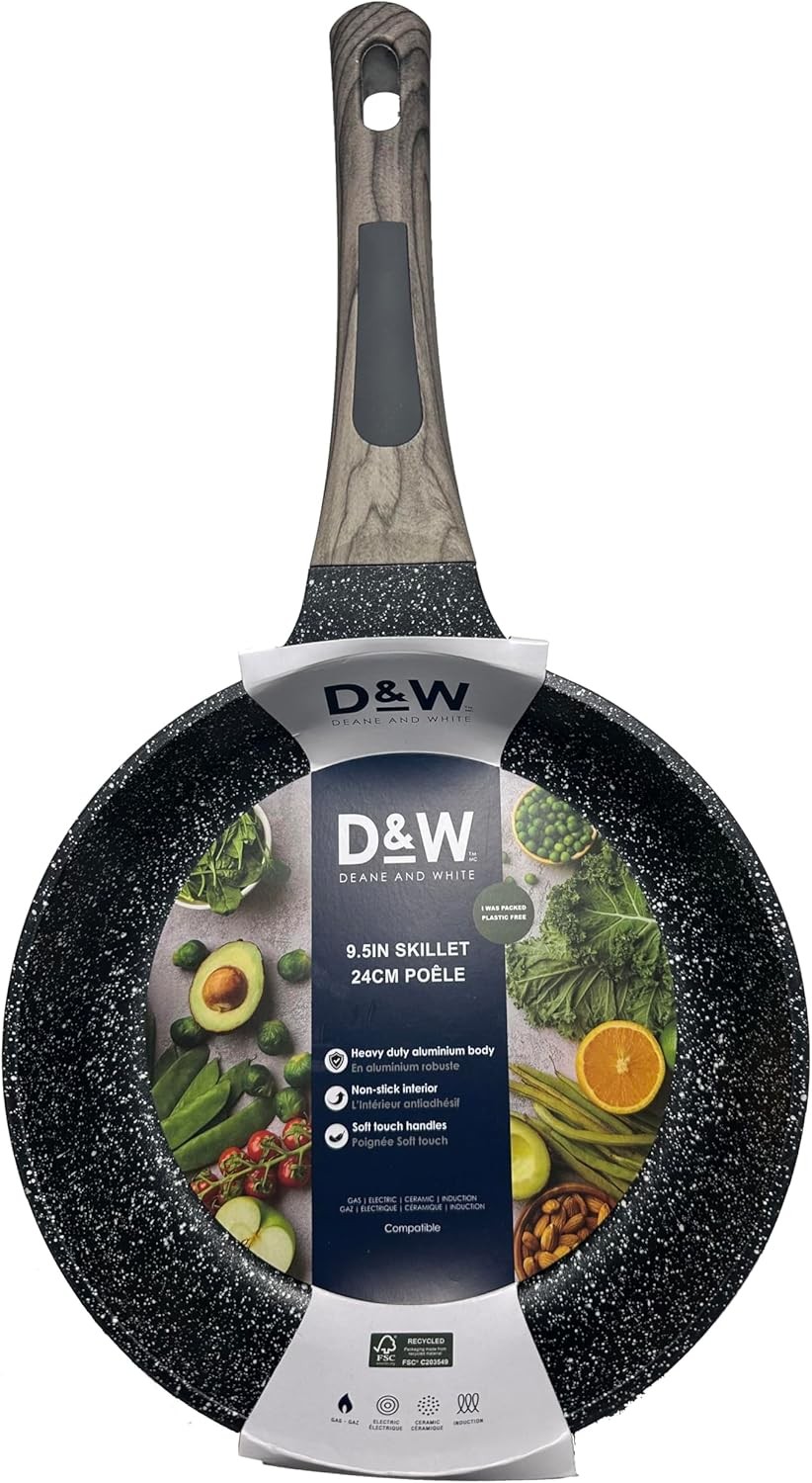 Generic D&W Premium Nonstick Skillet and Fry Pan, Deane White Cookware – 9.5