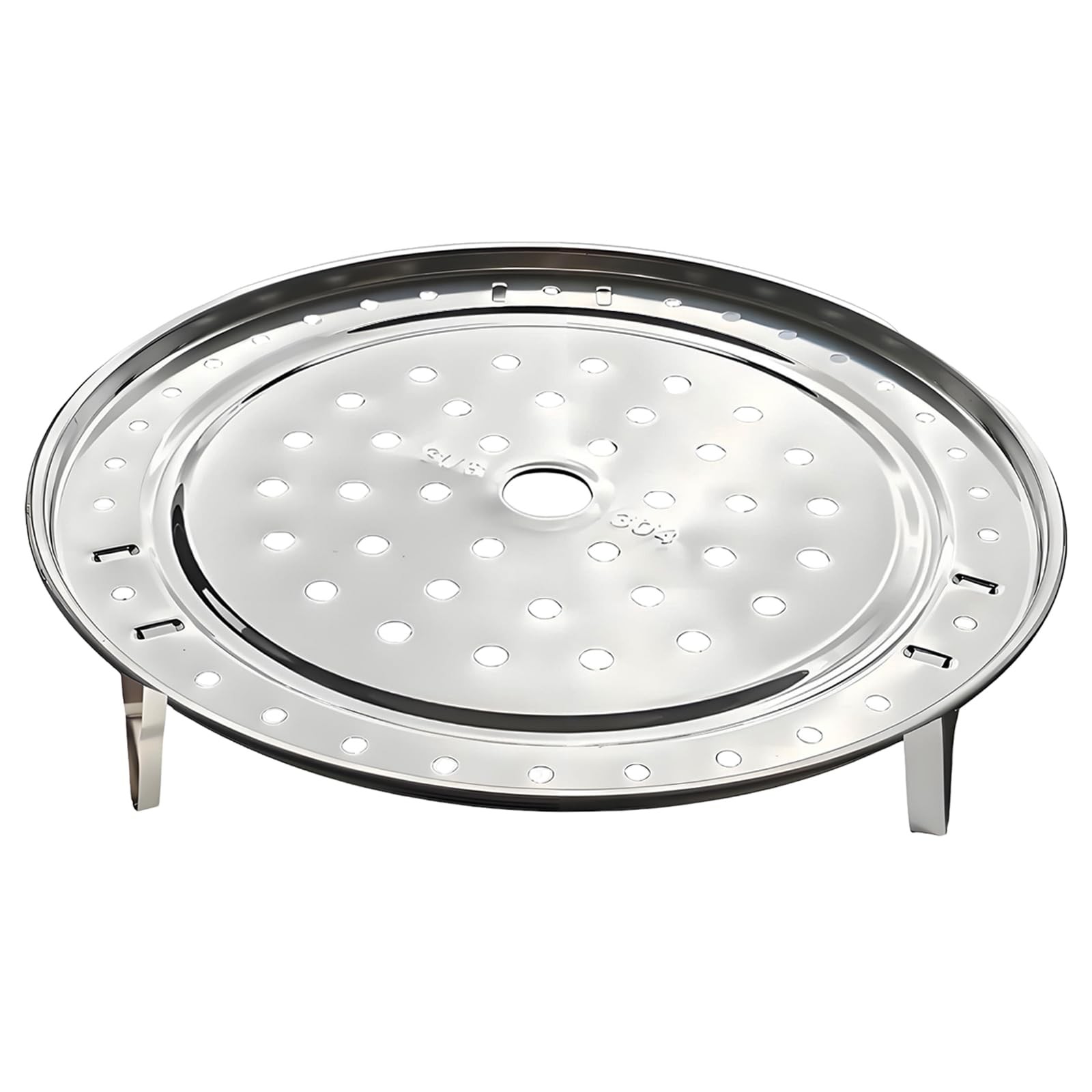 Steamer Rack 6.89 Inch/17.5cm Detachable Legs 304 Stainless Steel Pot Basket