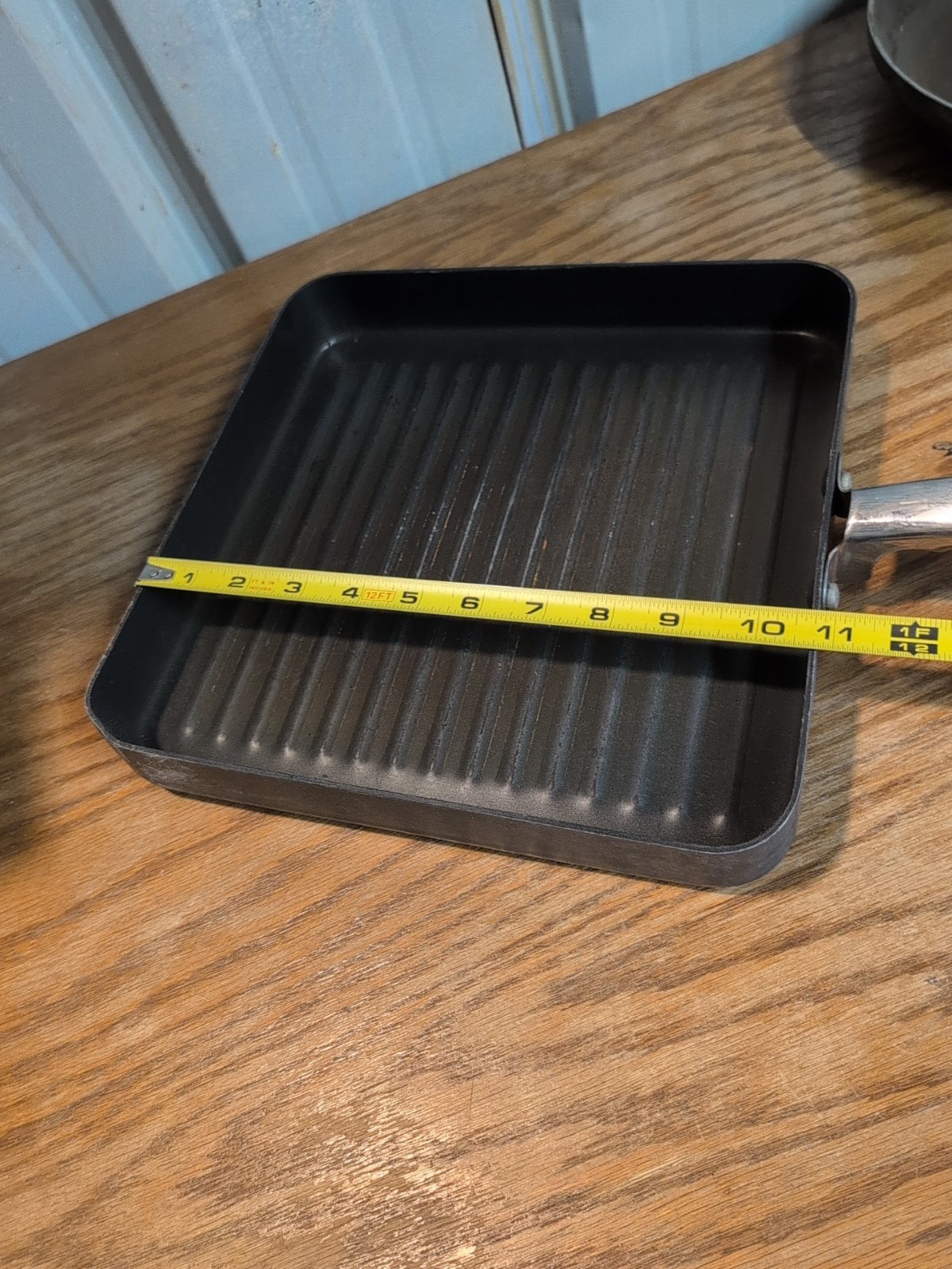 Thomas Rosenthal Hard Anodized Teflon Non Stick Square Grill Pan & Sliver Stone