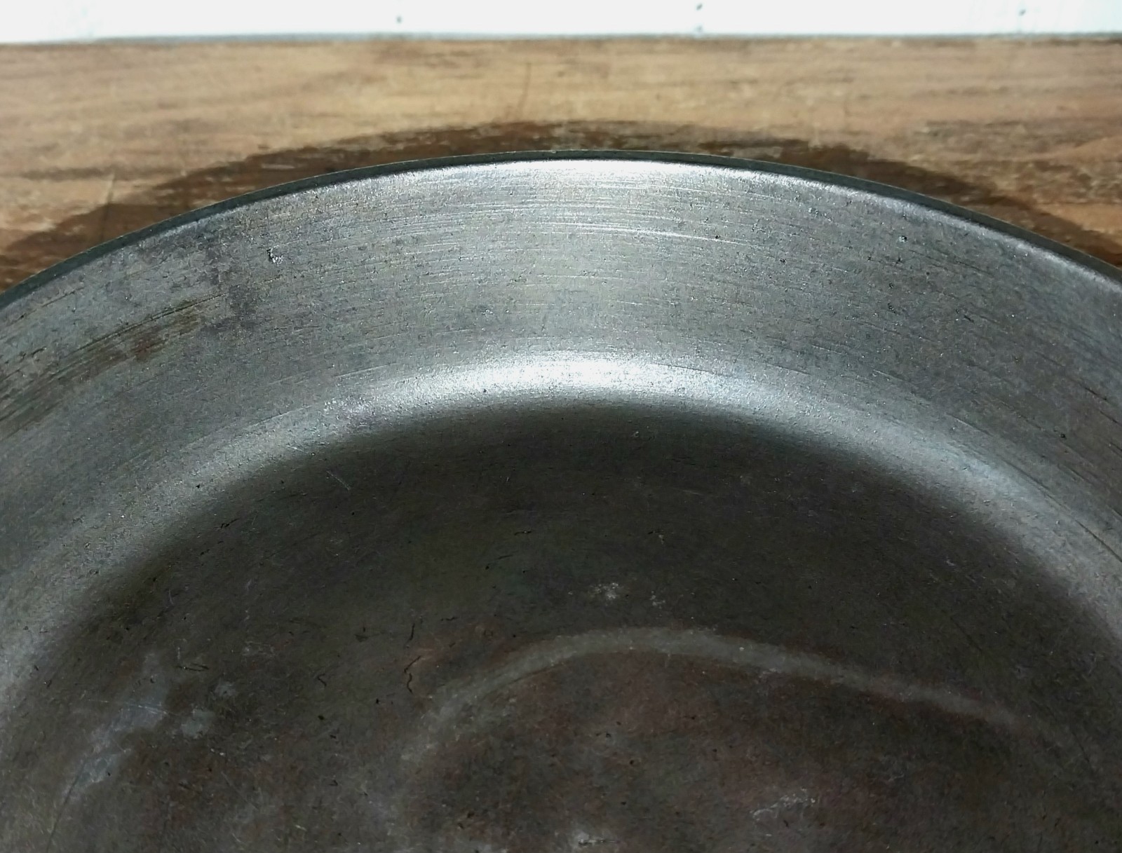 “NICE” 1930-1939 No.3 GRISWOLD 709 Large Block Logo Smooth Bottom Skillet “FLAT”