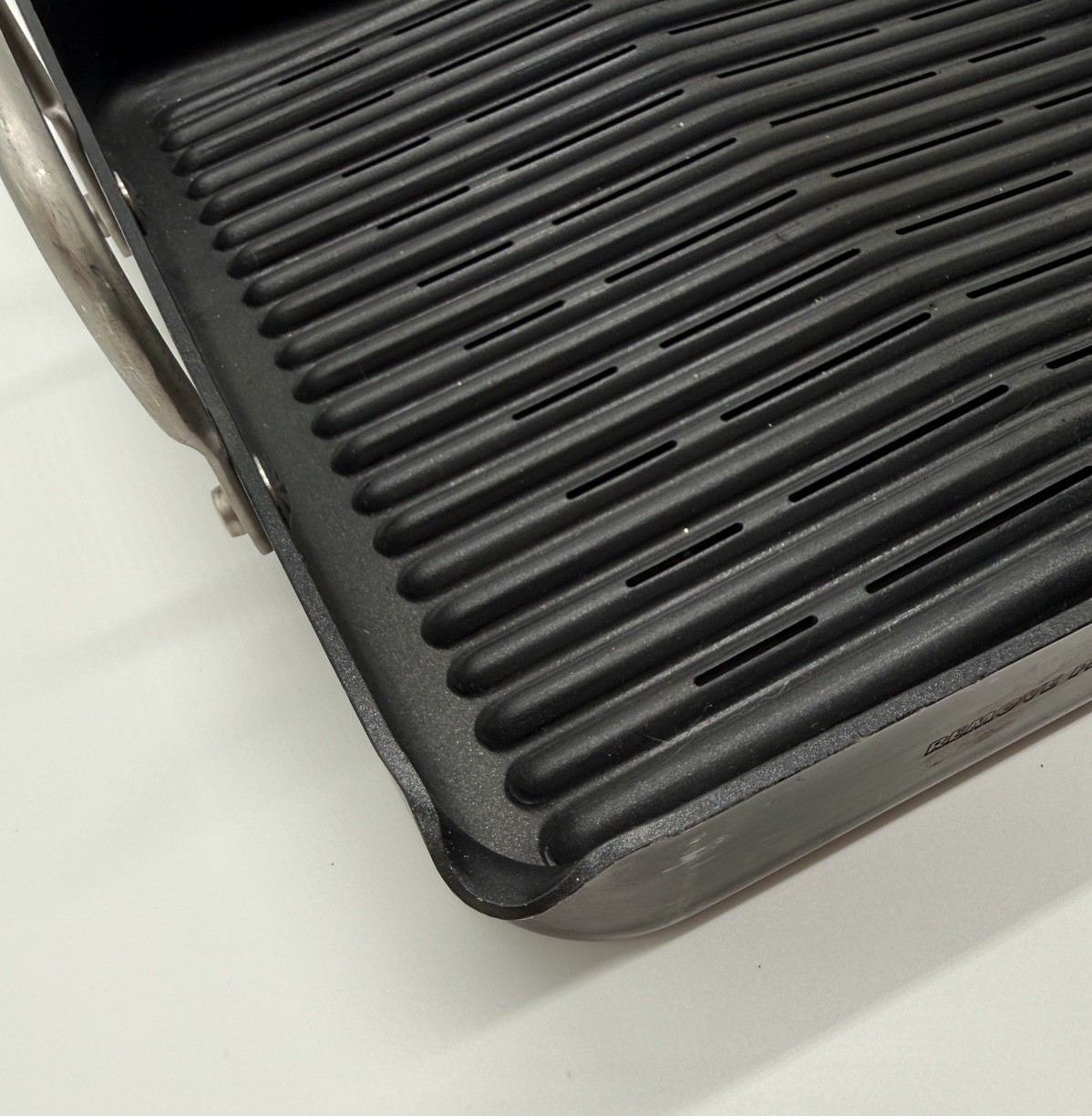 Technique Square Grill Pan Hard Anodized Nonstick Outdoor BBQ w/ Handles 11″