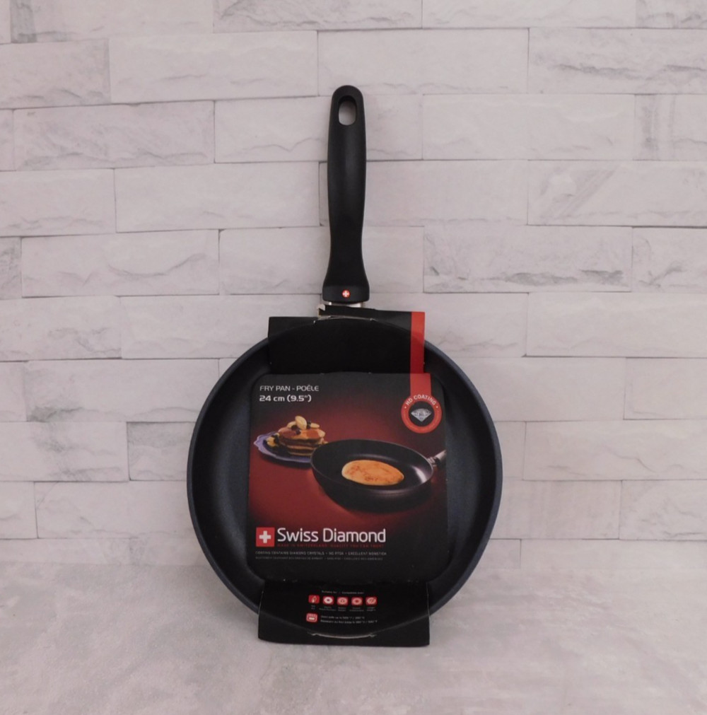 Swiss Diamond HD Classic Nonstick Fry Pan, 9.5 Inch – New
