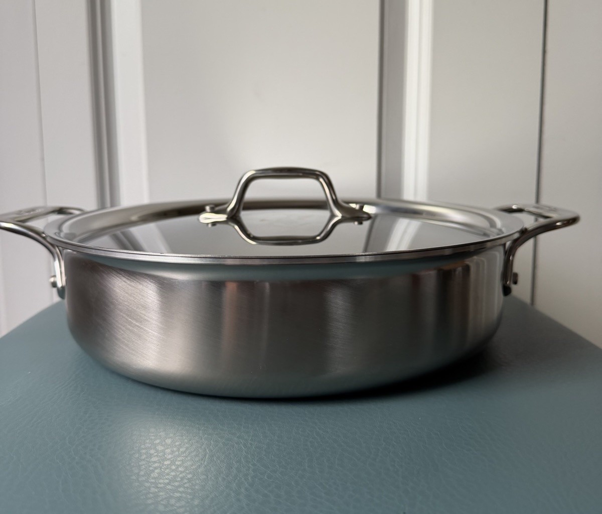 All-Clad D3 Curated 4-Qt. Stainless Steel Sauteuse Pan, New
