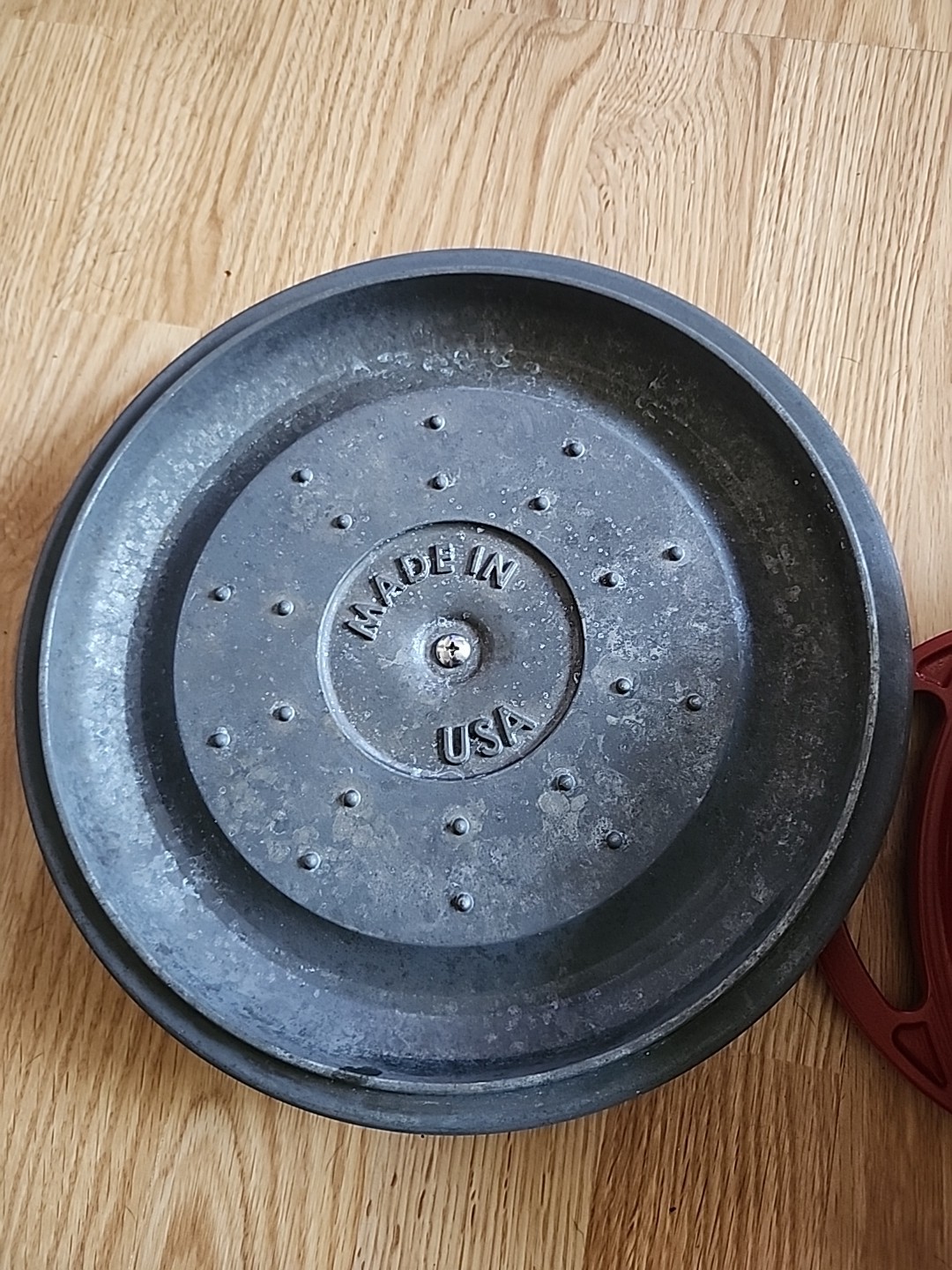 NORDIC Non-Stick Cast Aluminum 6 Qt Stockpot Dutch Oven Roaster Fry Pan Lid USA