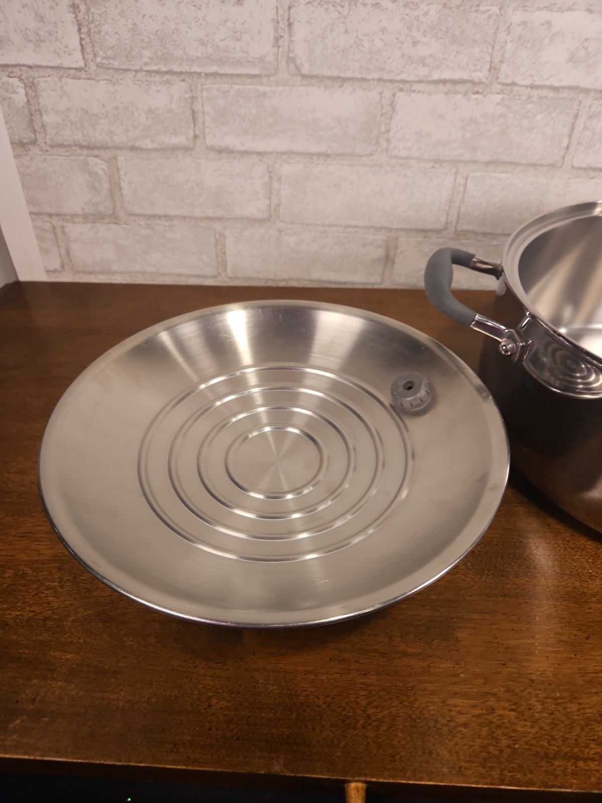 Royal Prestige 6Qt Stockpot T-304 With Lid Surgical Steel Made In Italy 10.5”