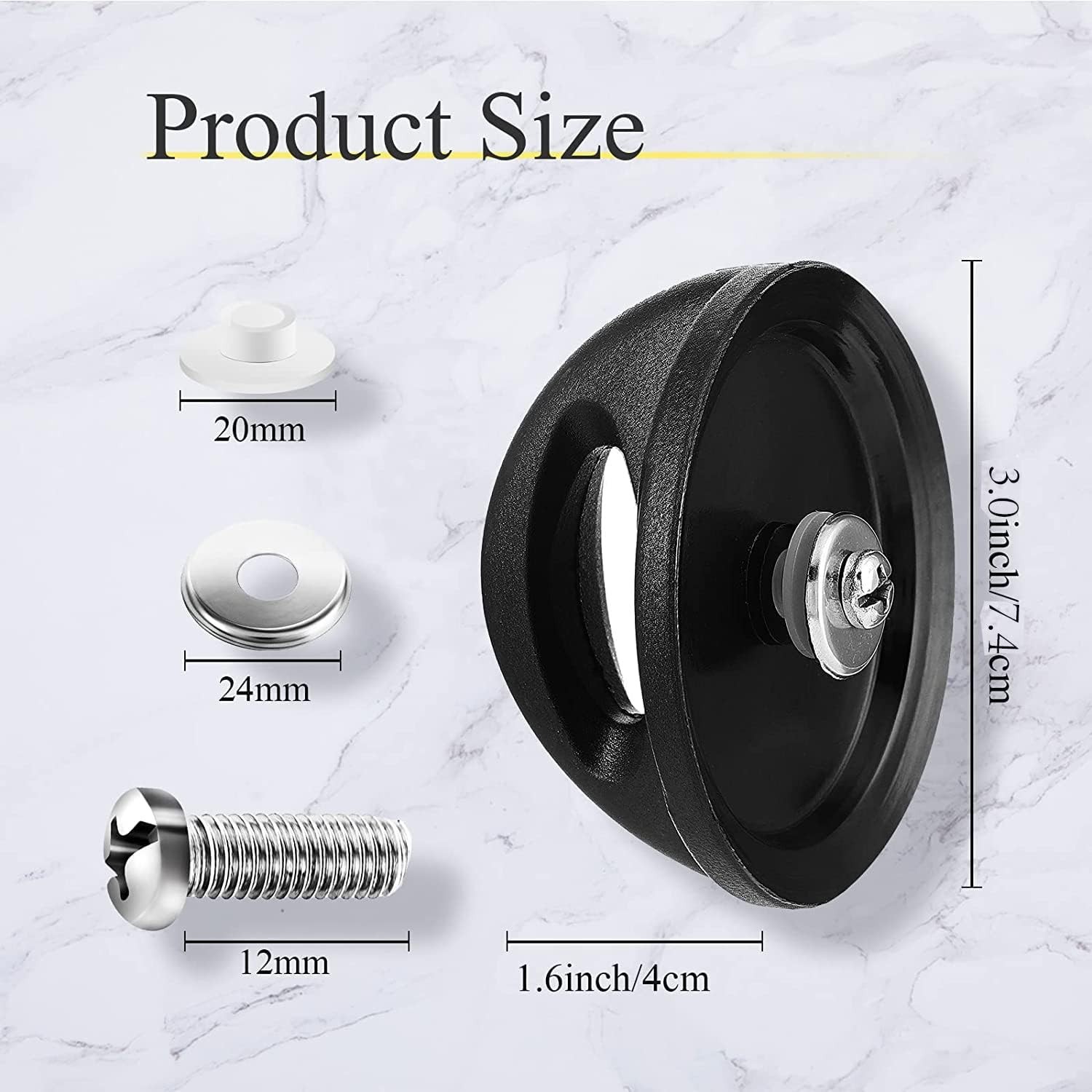 Heat Resistant Universal Pot Lid Handle – 3 Inch Knob for Convenient Cooking