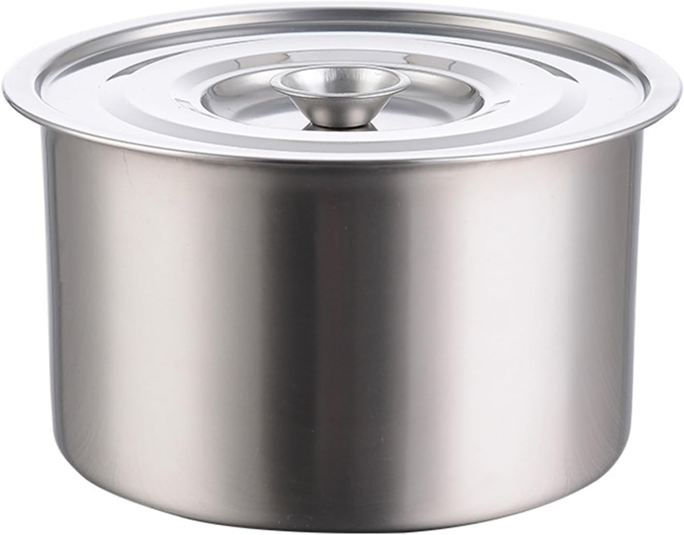 Stock Pot 600/1500ml Stainless Steel Non Stick Stew Pot W/ Lid Non Magnetic Soup