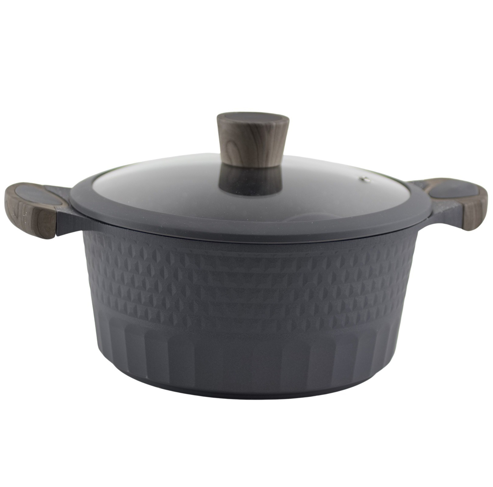 D&W Deane & White 9.5″ Casserole Pan Pot Lid All Stovetops Black Brown