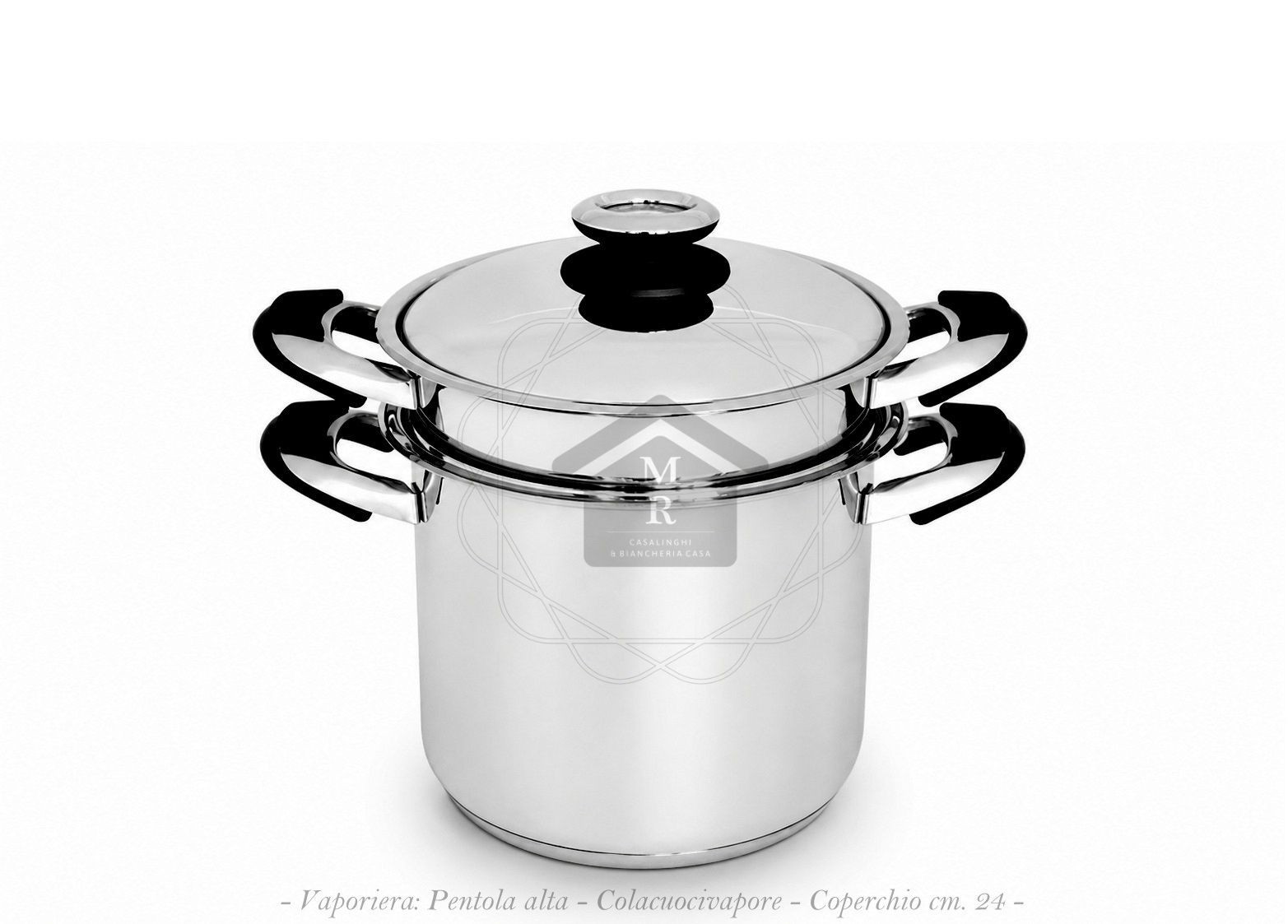 35 Piece MSBavaria 18/10 Stainless Steel Induction Cookware Battery Made in Italy