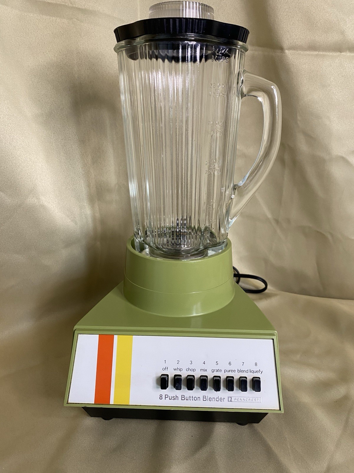 Vintage JC Penny Penncrest 8 Speed Blender 5 Cup Capacity Tested!
