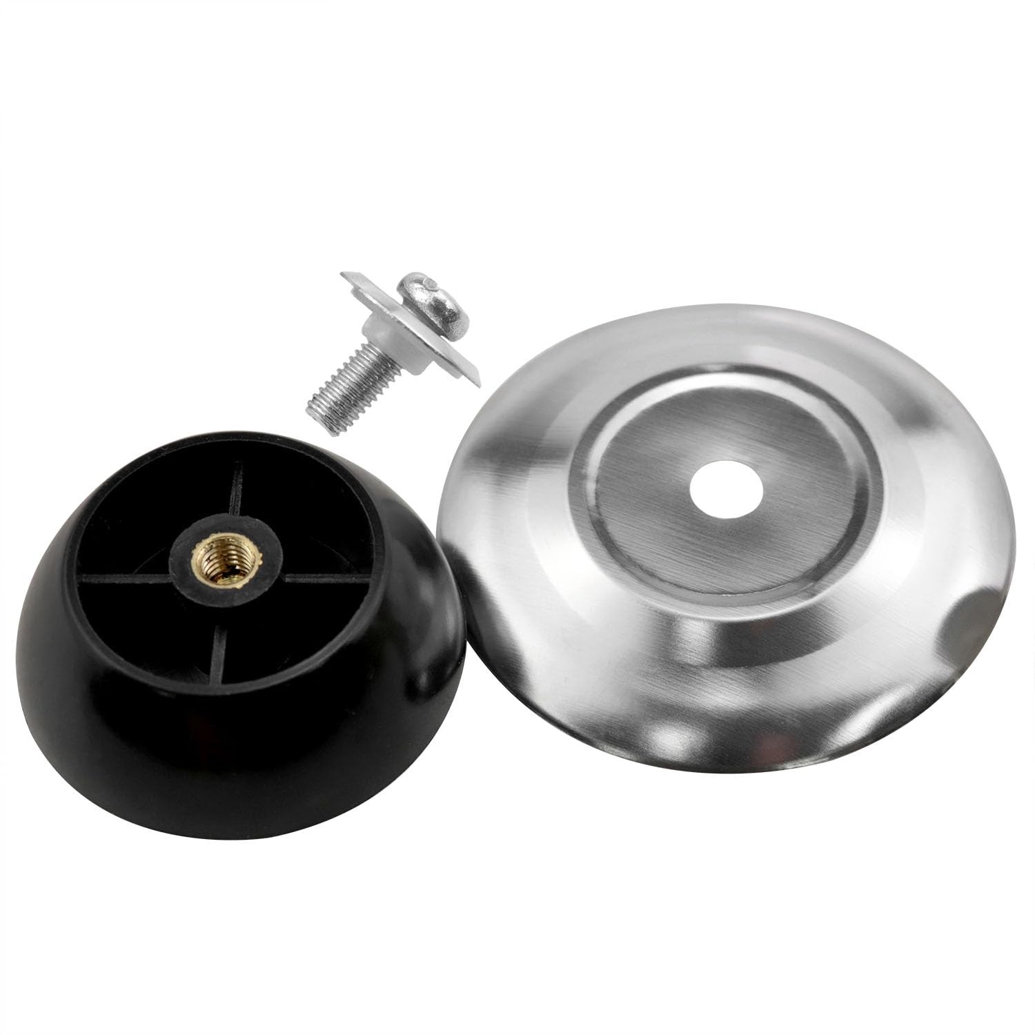 Pot Handles ReplacementPot Lid Top Knob Black 40 * 40 * 25mm/1.57 * 1.57 * 0….